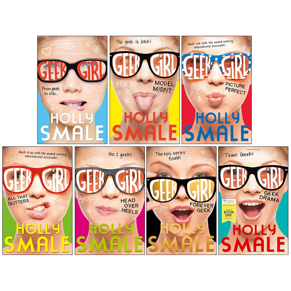 Geek Girl series by Holly Smale 7 books collection set - Young Adult paperback box set cover