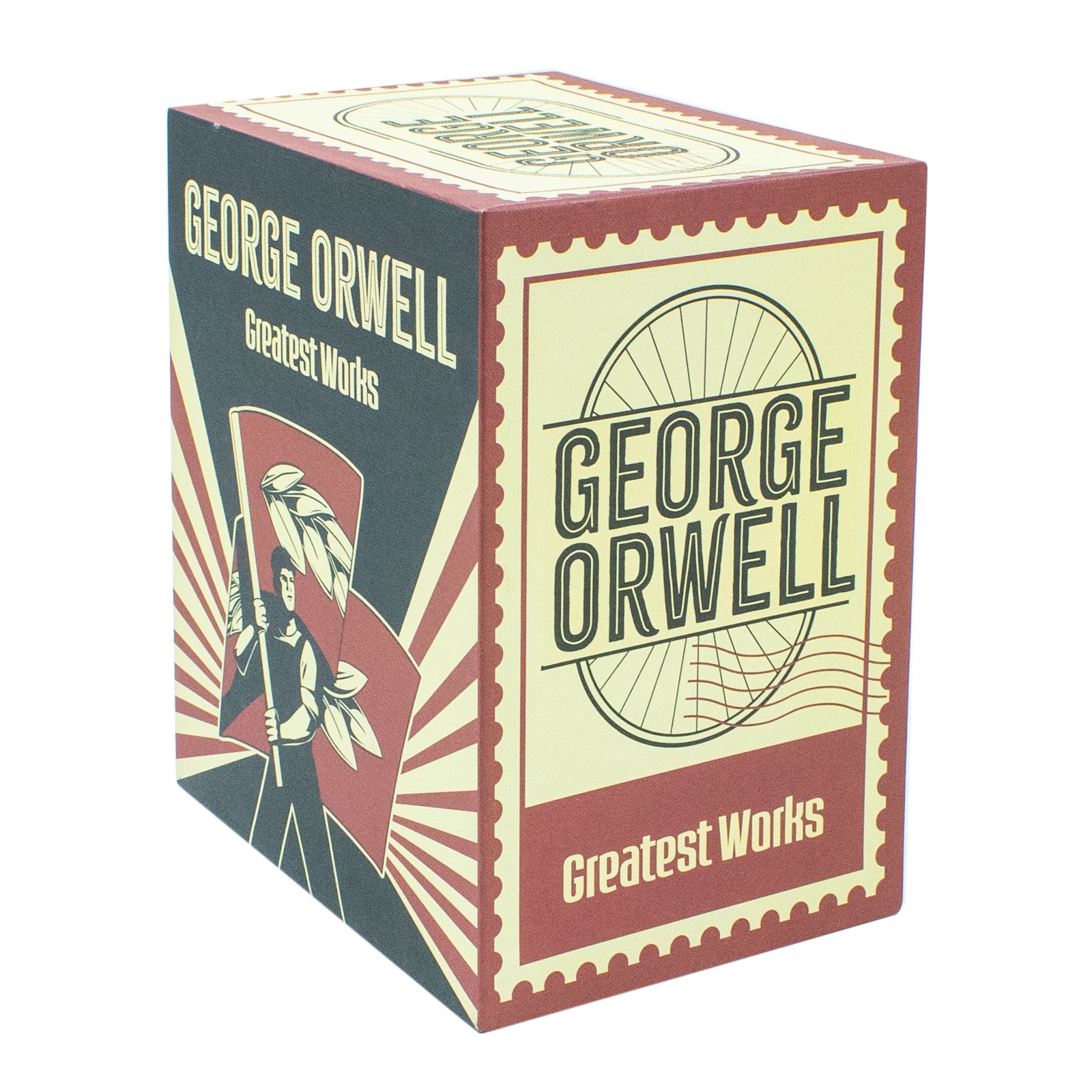 George Orwell 10 Books Hardback Collection Set - close up of book covers including Animal Farm and 1984