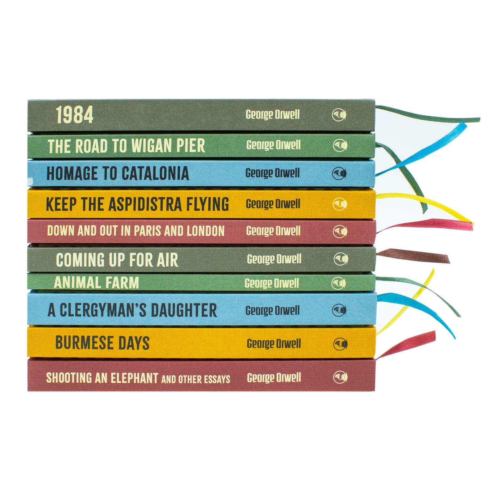 George Orwell 10 Books Hardback Collection Set - Down And Out In Paris And London hardback cover