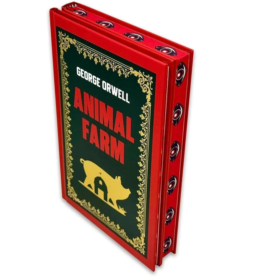 Hardcover copy of Animal Farm by George Orwell from the 2 books collection set