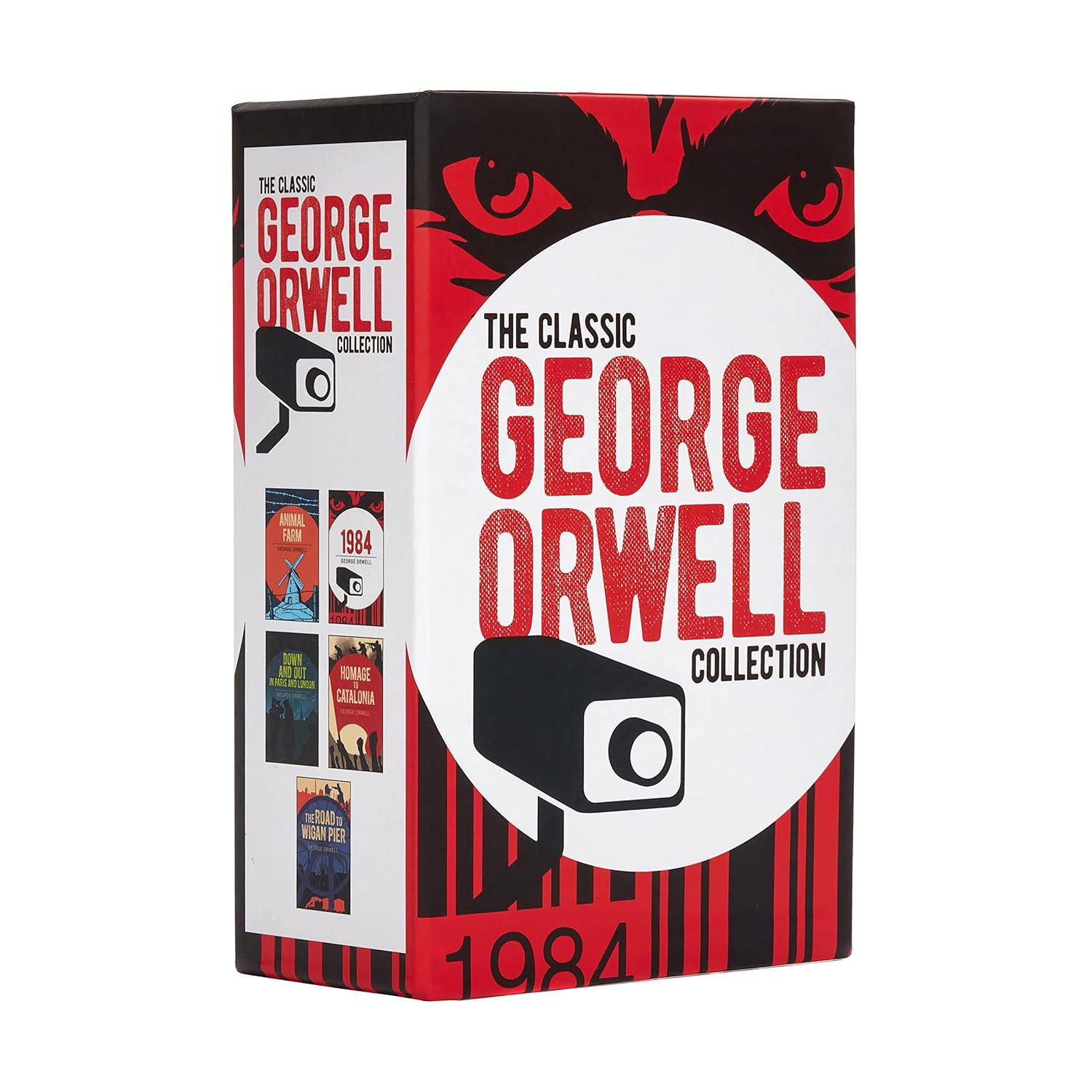 George Orwell Classic Collection 5-volume paperback boxset in decorative slipcase