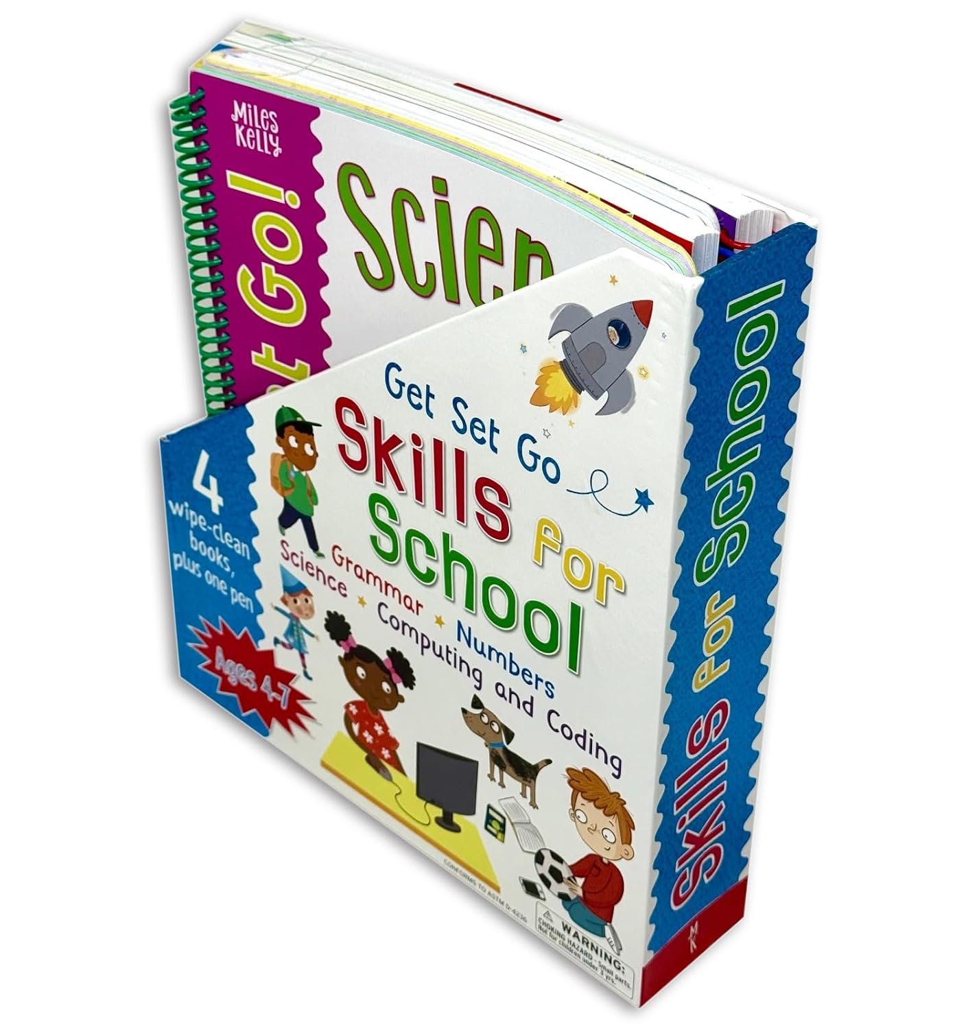 Know Your Numbers wipe clean workbook from Get Set Go Skills for School set, ages 4-7