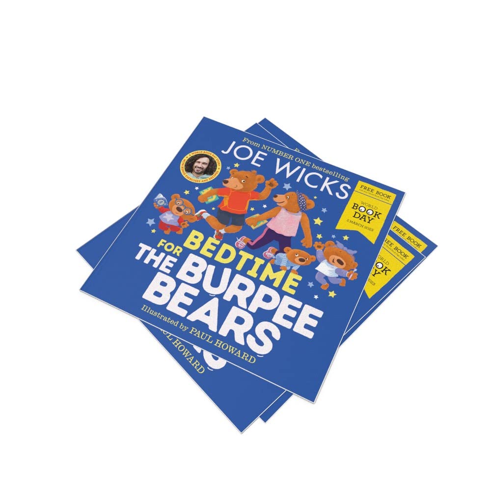Bedtime for the Burpee Bears: A funny new illustrated children’s by Joe Wicks World Book Day 2023 - Lets Buy Books