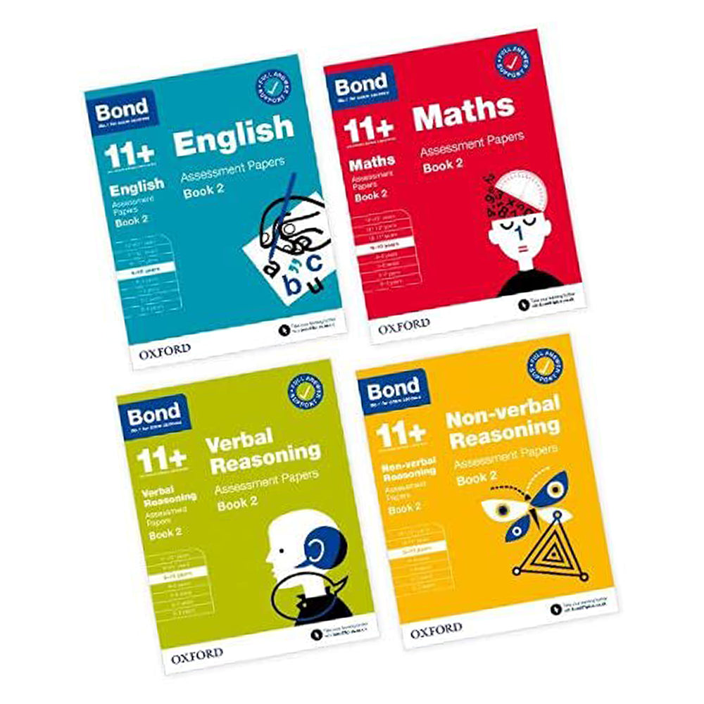 11+: Bond 11+ Assessment Papers Book 2 9-10 years bundle 11+ question types - Lets Buy Books