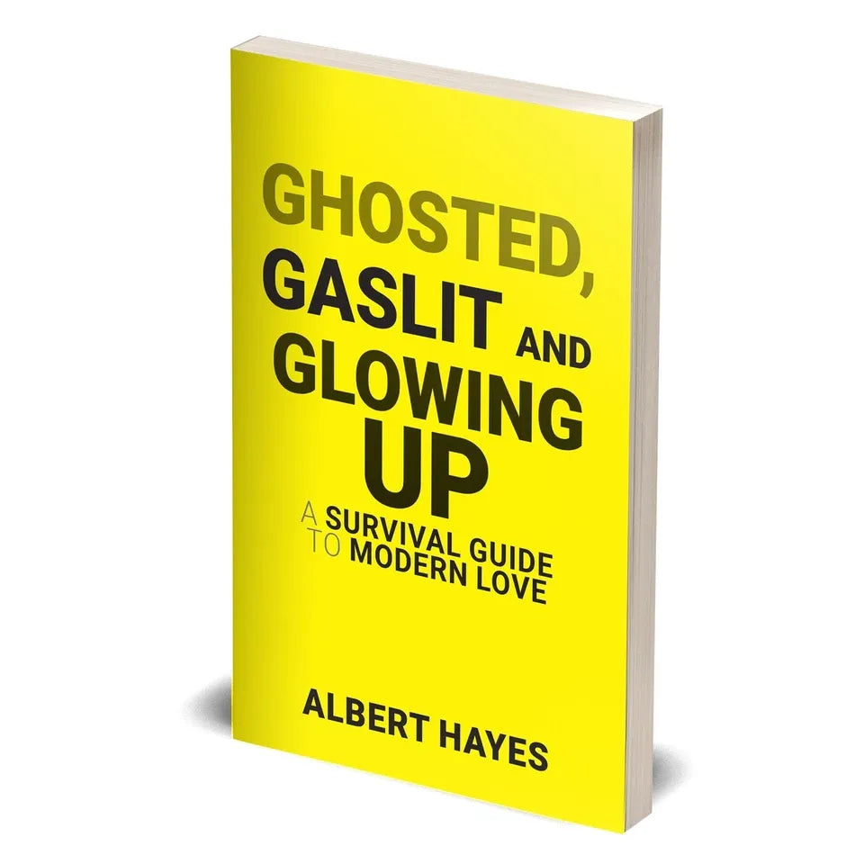 Ghosted, Gaslit & Glowing Up by Albert Hayes paperback - inside pages sample