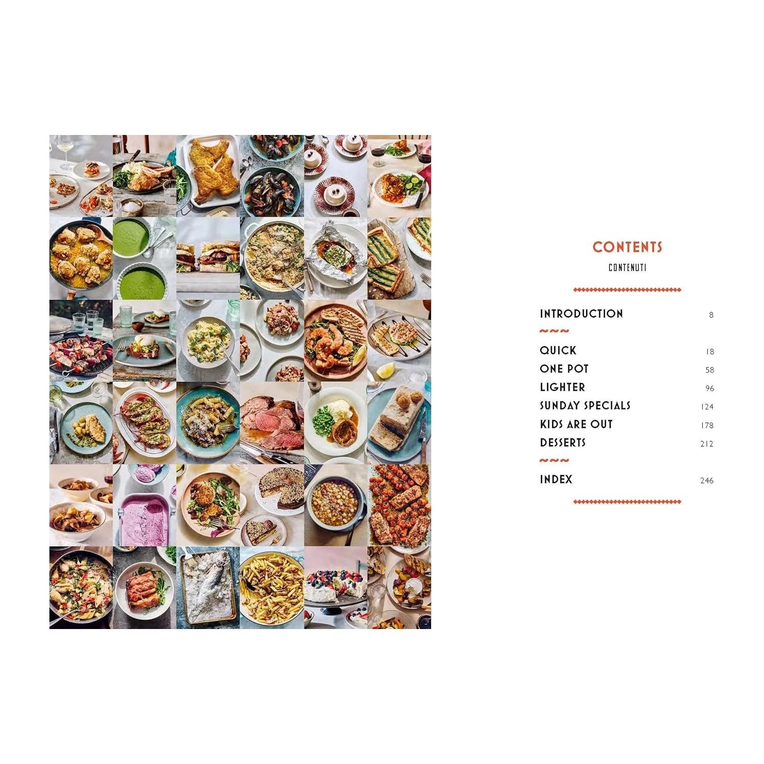 Gino's Italian Family Adventure by Gino D'Acampo - hardback cookbook back cover