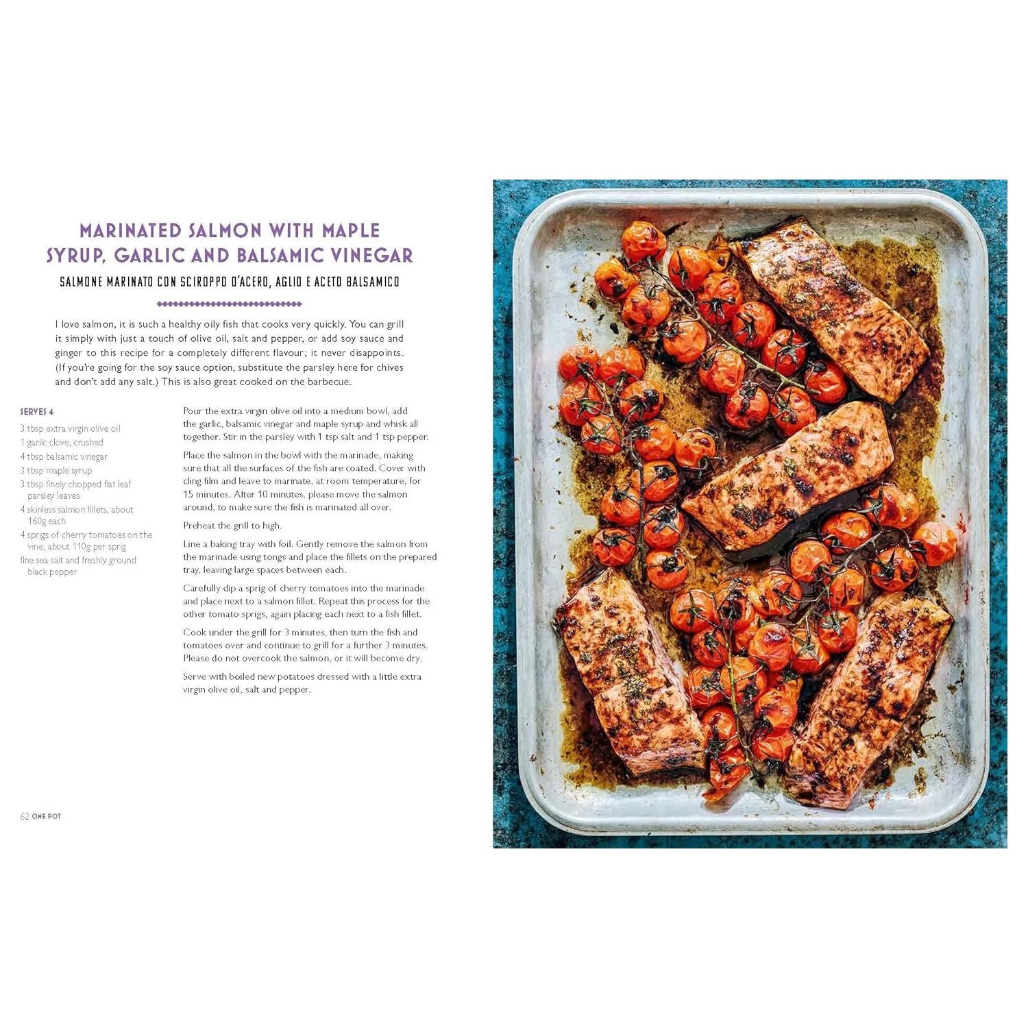 Gino's Italian Family Adventure hardback cookbook family recipes spread