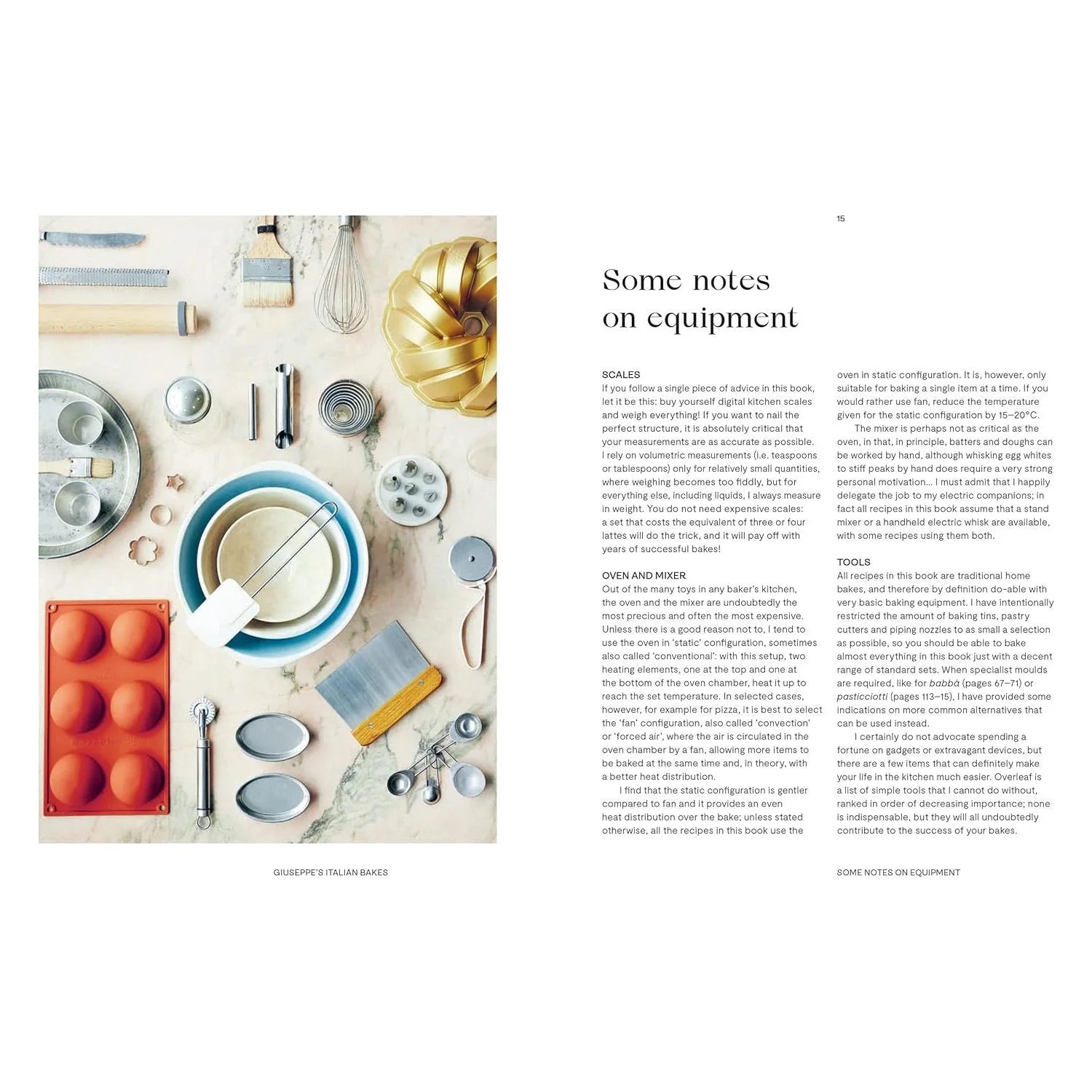 Tiramisu recipe page inside Giuseppe's Italian Bakes hardback cookbook