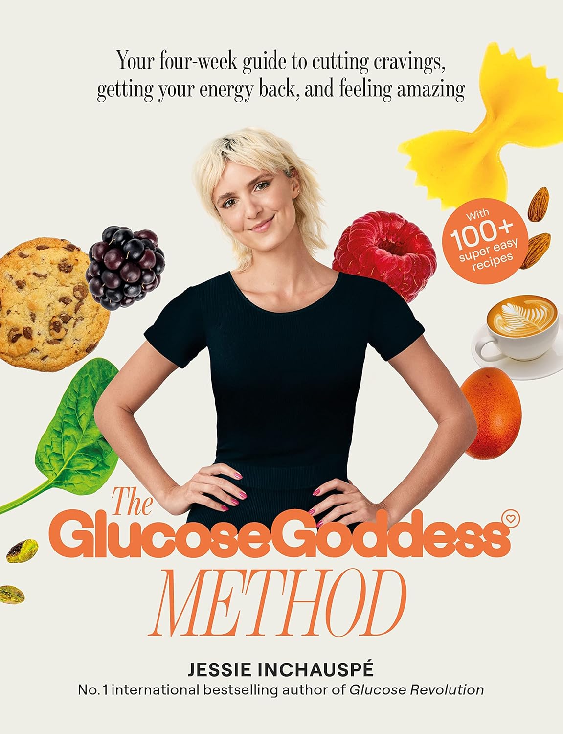 Glucose Revolution and The Glucose Goddess Method by Jessie Inchauspé, paperback 2 book set cover image