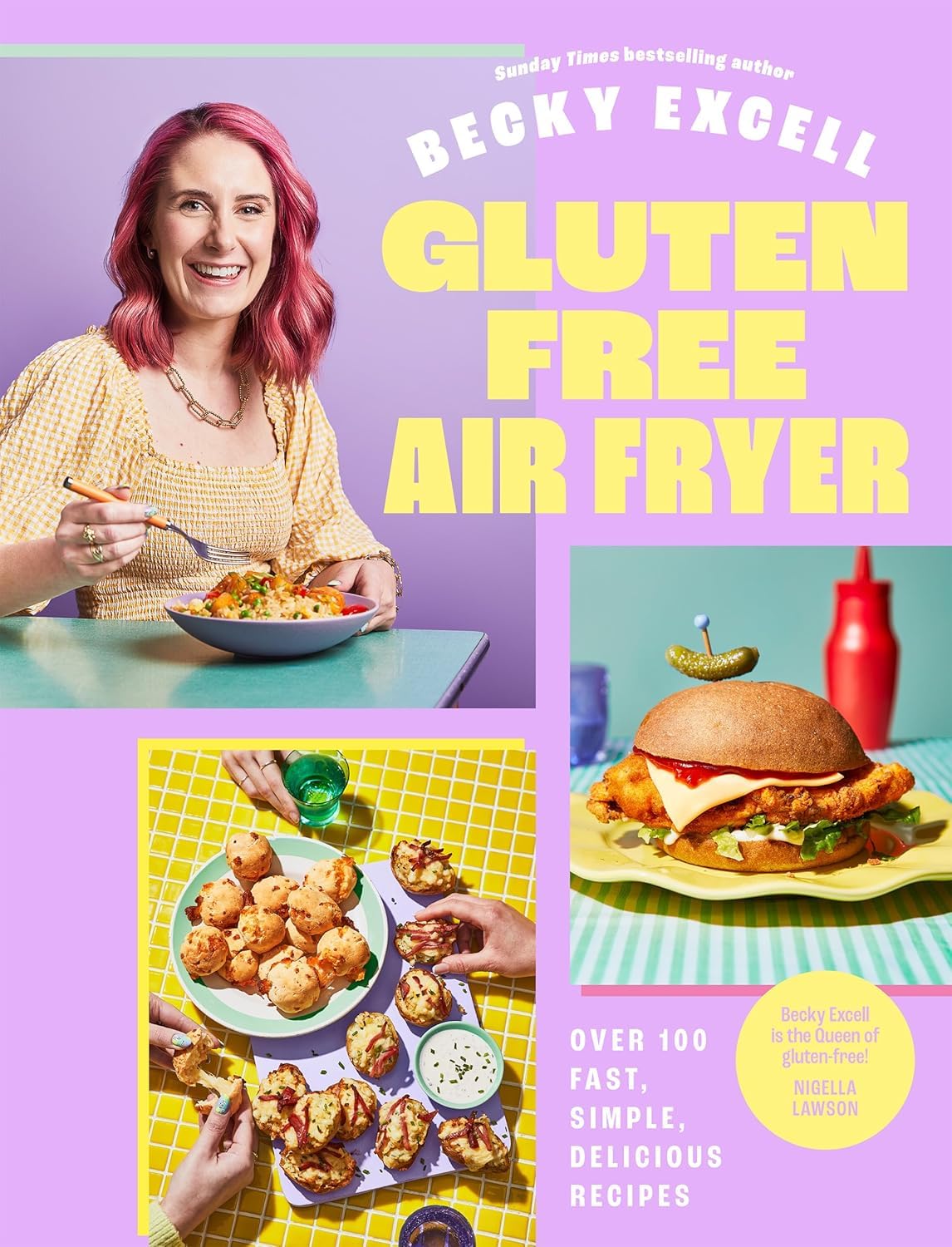 Gluten Free Air Fryer by Becky Excell - hardback cookbook cover from the 4 books collection set