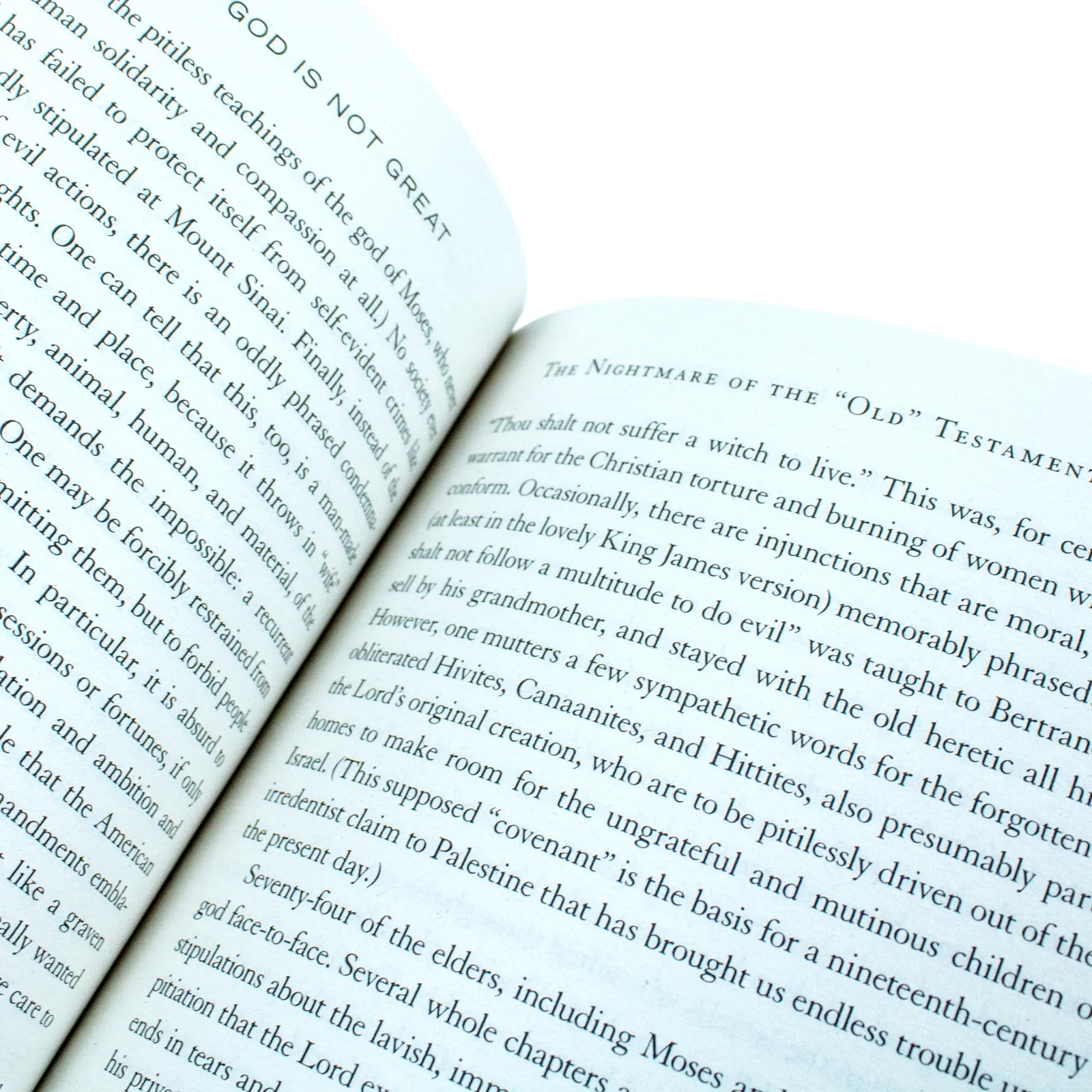 God Is Not Great by Christopher Hitchens new paperback book close-up