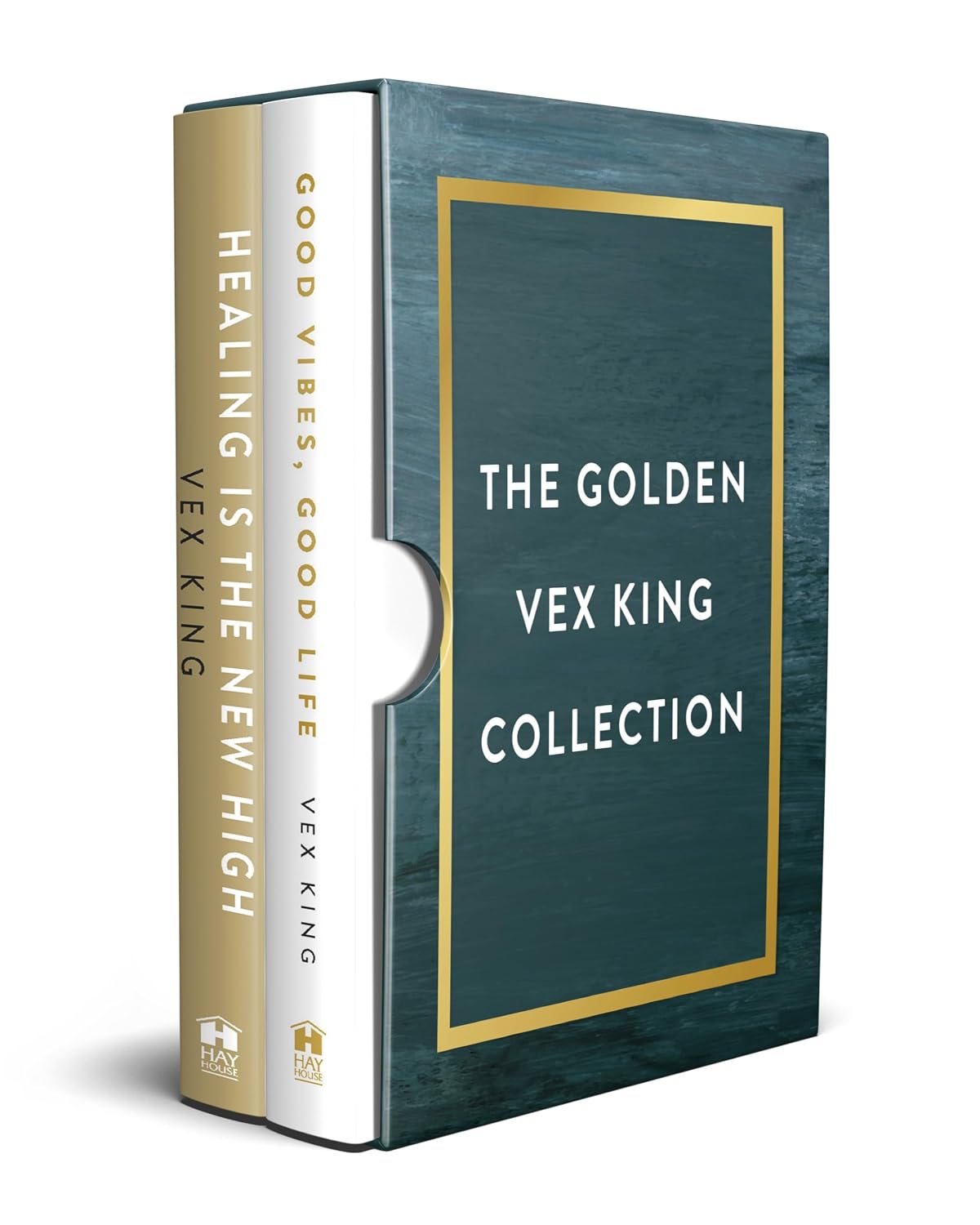 The Golden Vex King Collection 2 books paperback box set by Vex King - front cover of boxed set