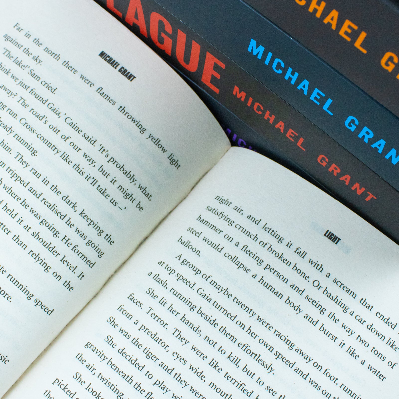 Light by Michael Grant - Book 6 in the Gone Series paperback collection, YA dystopian box set