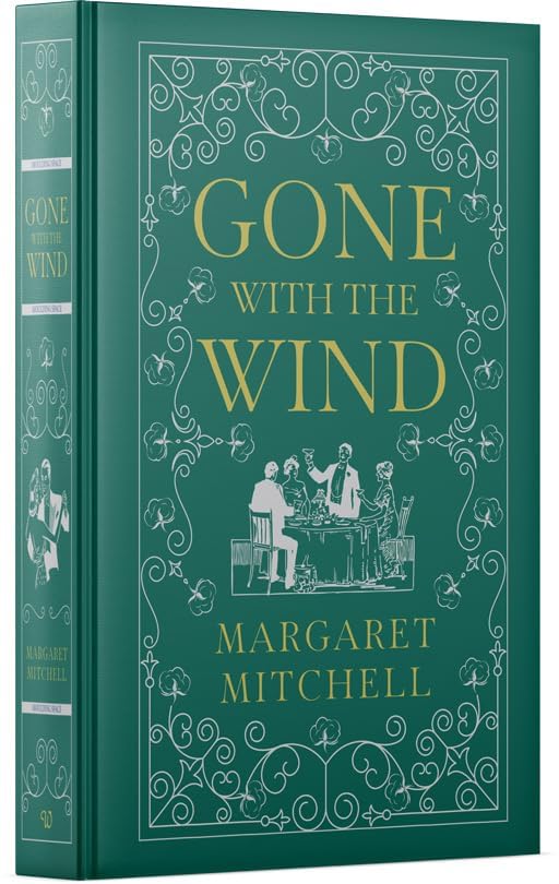 Gone With The Wind by Margaret Mitchell - brand new leather-bound classic novel front cover