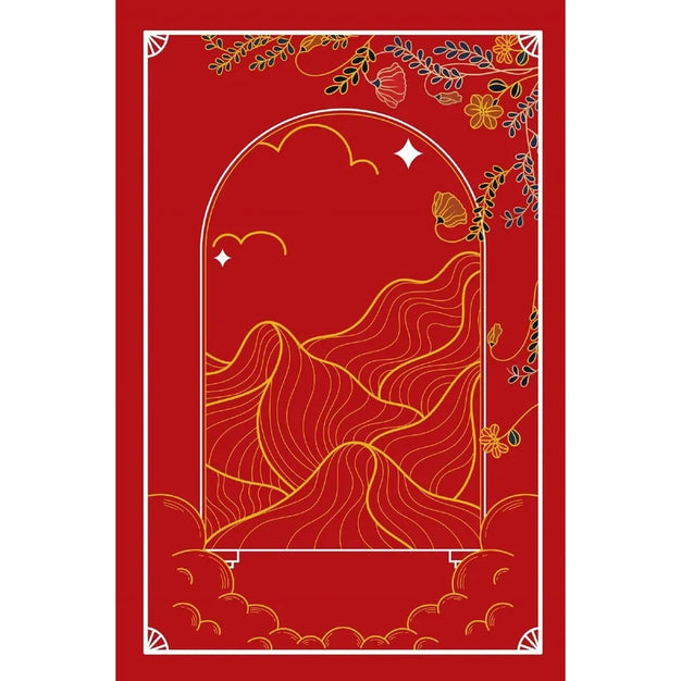 Gone with the Wind by Margaret Mitchell leather-bound edition showing decorative endpapers