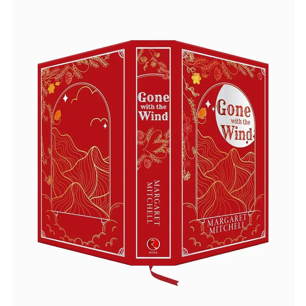 Gone with the Wind leather-bound edition by Margaret Mitchell showing gilded page edges