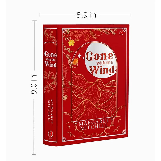 Gone with the Wind by Margaret Mitchell leather-bound edition with satin ribbon bookmark detail