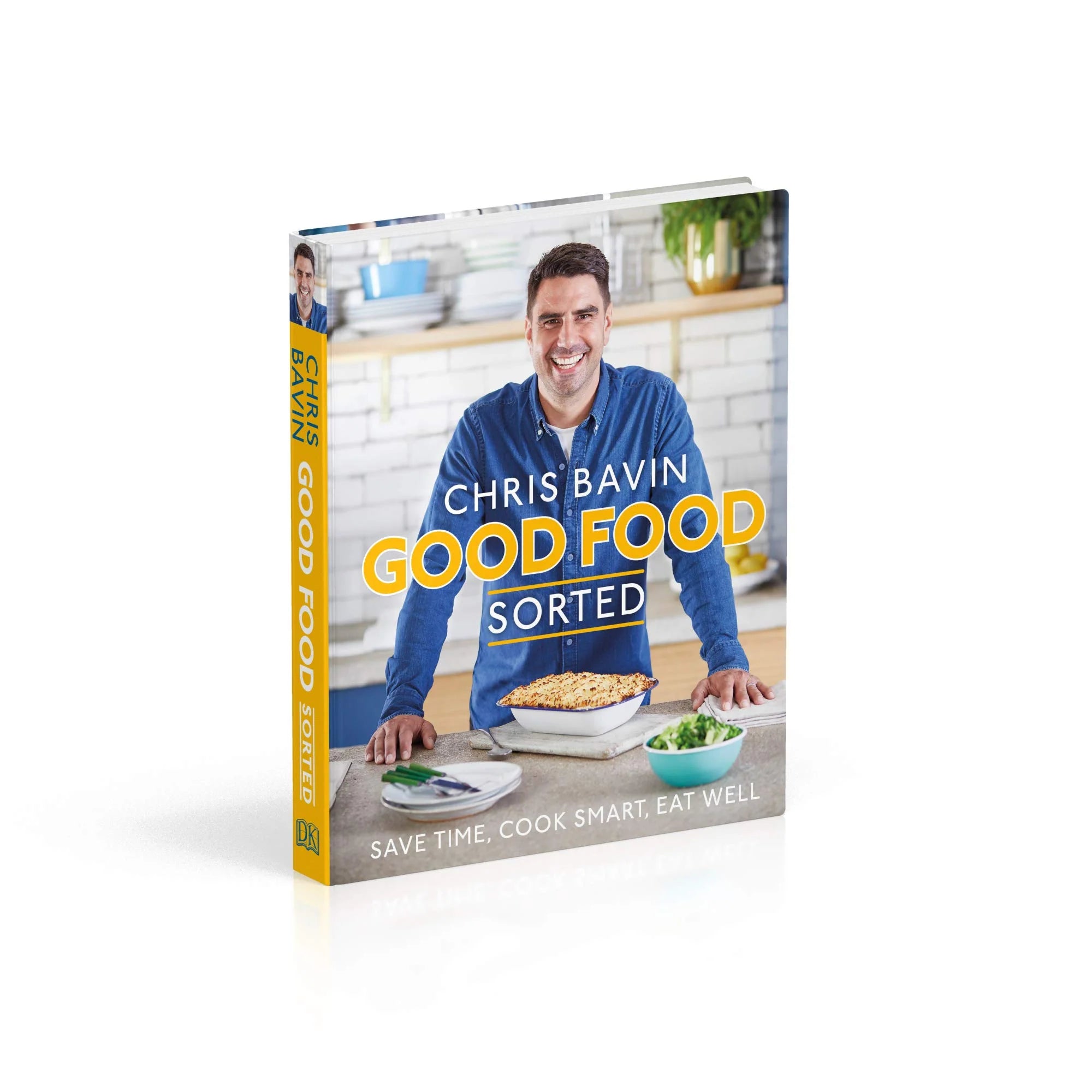 Good Food, Sorted by Chris Bavin - Hardback cookbook back cover with recipe details