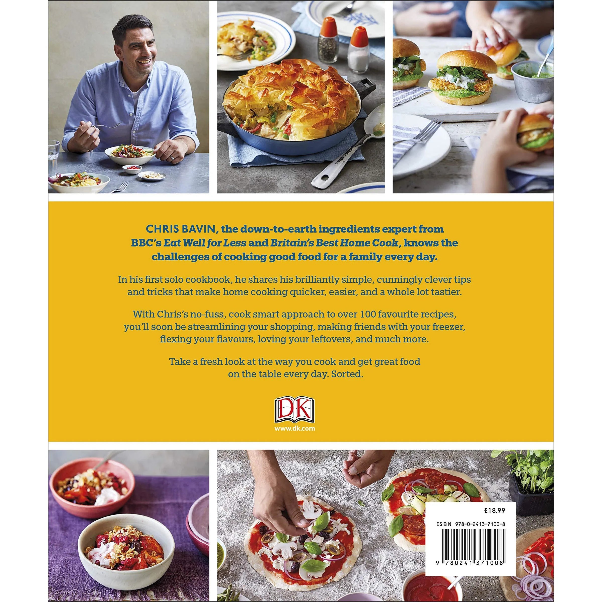Good Food, Sorted by Chris Bavin - Sample recipe page from hardback cookbook