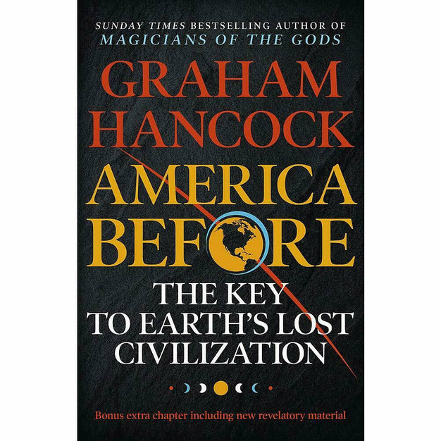 Graham Hancock 2 book paperback set back cover - Magicians of the Gods and America Before