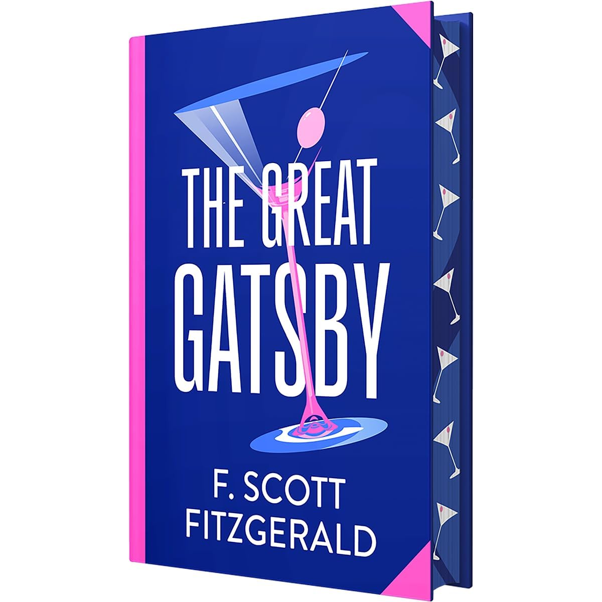 The Great Gatsby by F. Scott Fitzgerald - Deluxe Sprayed Edge Hardback Edition front cover
