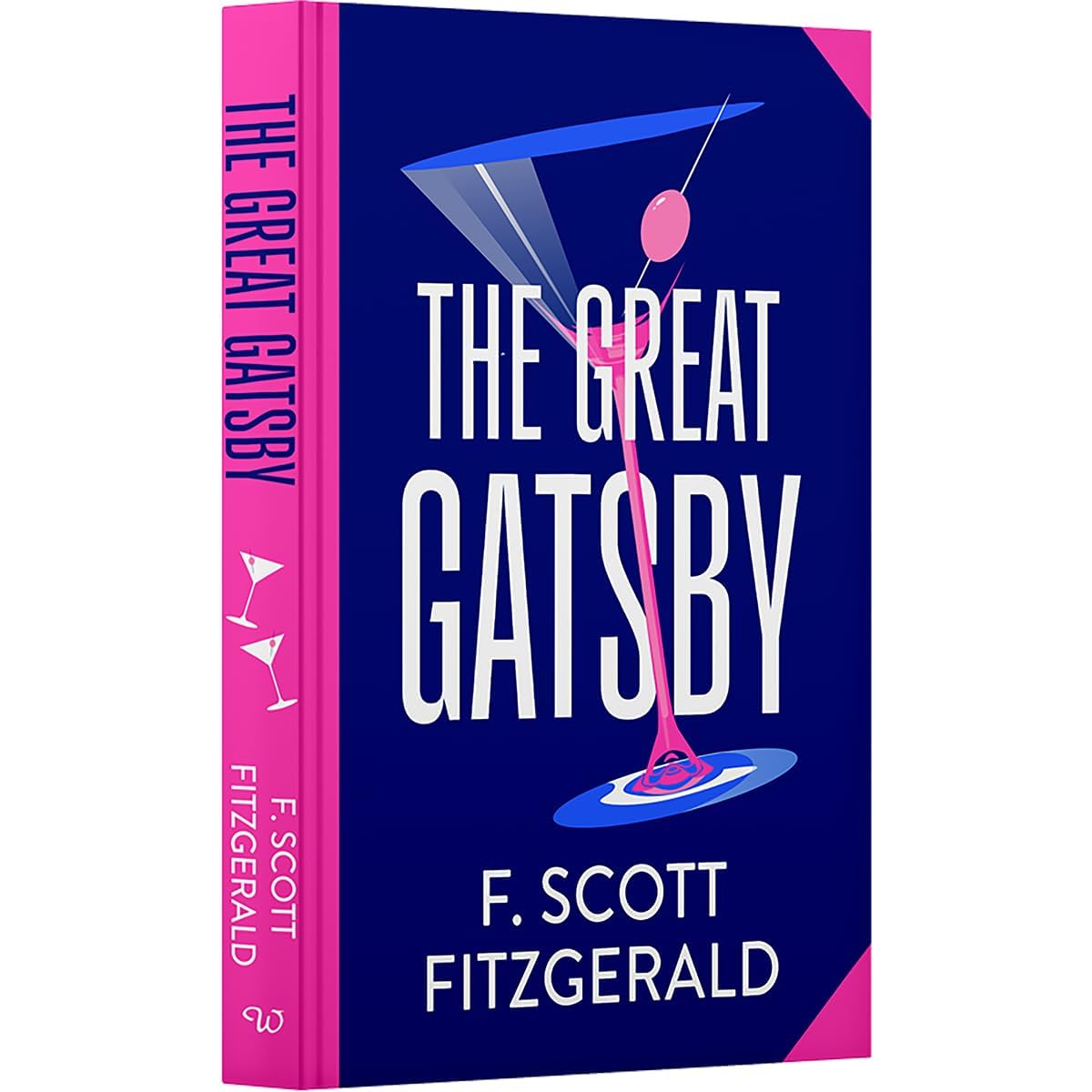 The Great Gatsby by F. Scott Fitzgerald - Deluxe Sprayed Edge Hardback Edition showing sprayed page edges