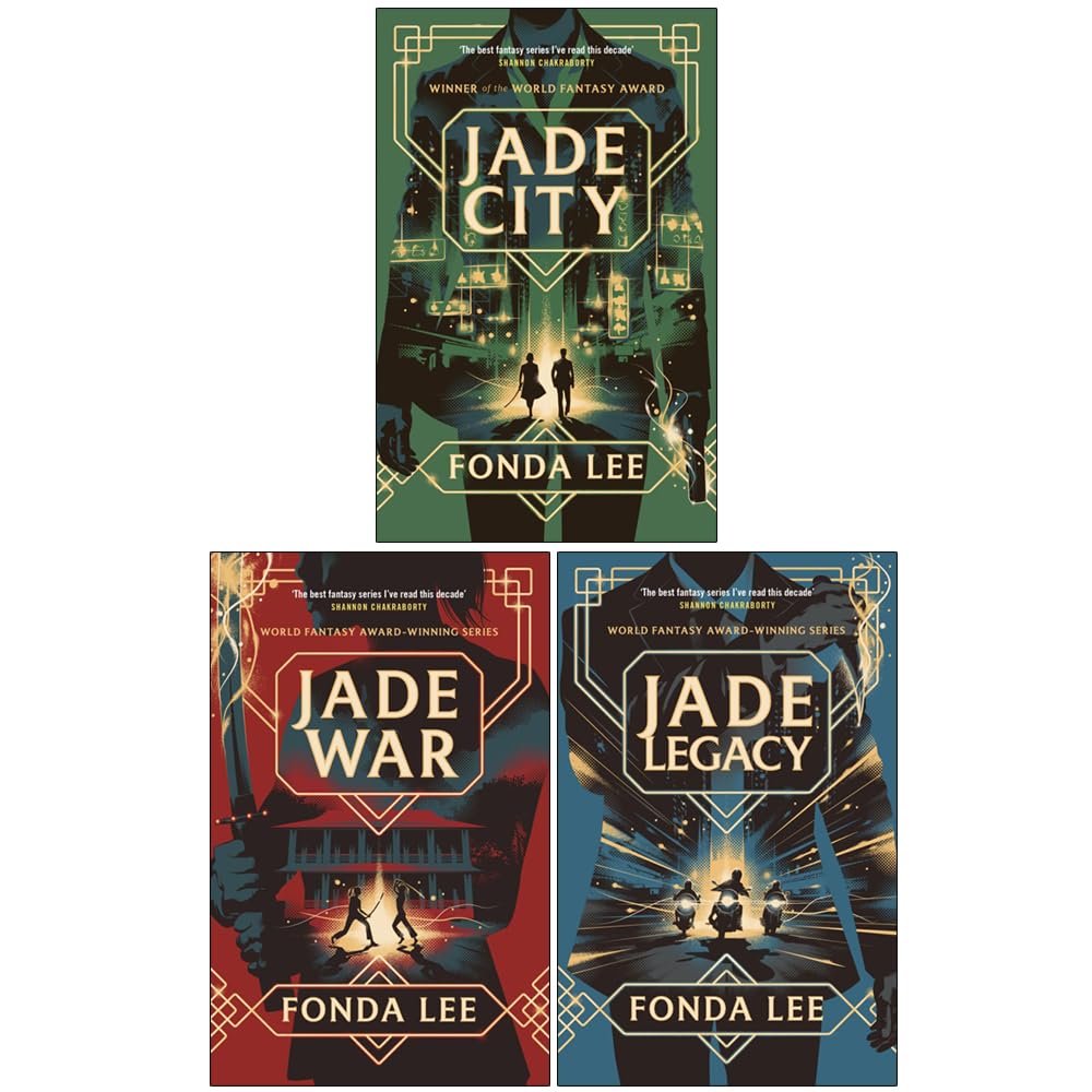 The Green Bone Saga by Fonda Lee - Jade City, Jade War, Jade Legacy - 3 Books Collection Set - Adult Fantasy - Paperback