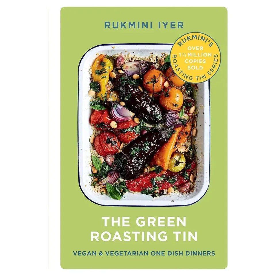 Green Roasting Tin and One Pot Healthy Meals cookery book set back covers - healthy one pot recipes