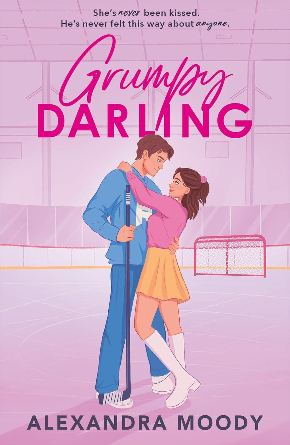 Grumpy Darling by Alexandra Moody - Darling Devils book 2 paperback cover, YA ice-hockey romance