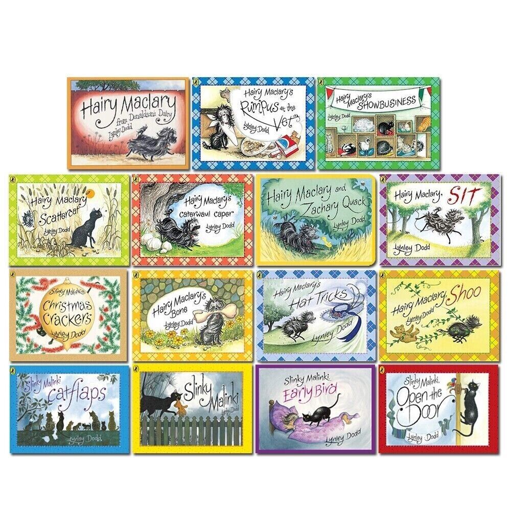 Hairy Maclary and Friends 15 Books Collection Set by Lynley Dodd - alternate paperback cover view