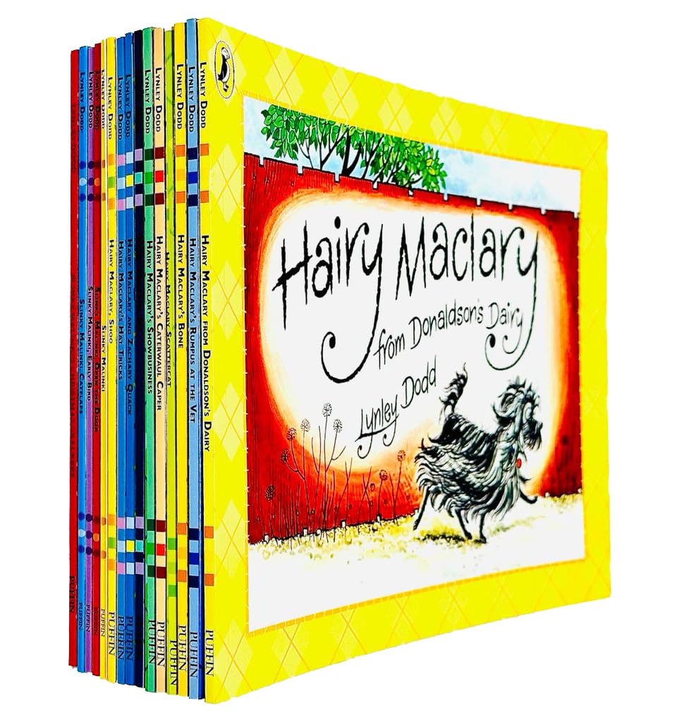 Hairy Maclary and Friends 15 Books Collection Set by Lynley Dodd - paperback picture books for ages 3-6