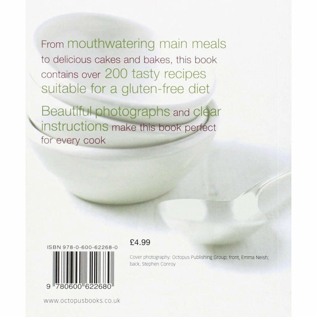 Hamlyn All Colour Cookery 200 Gluten-Free Recipes paperback cookbook back cover