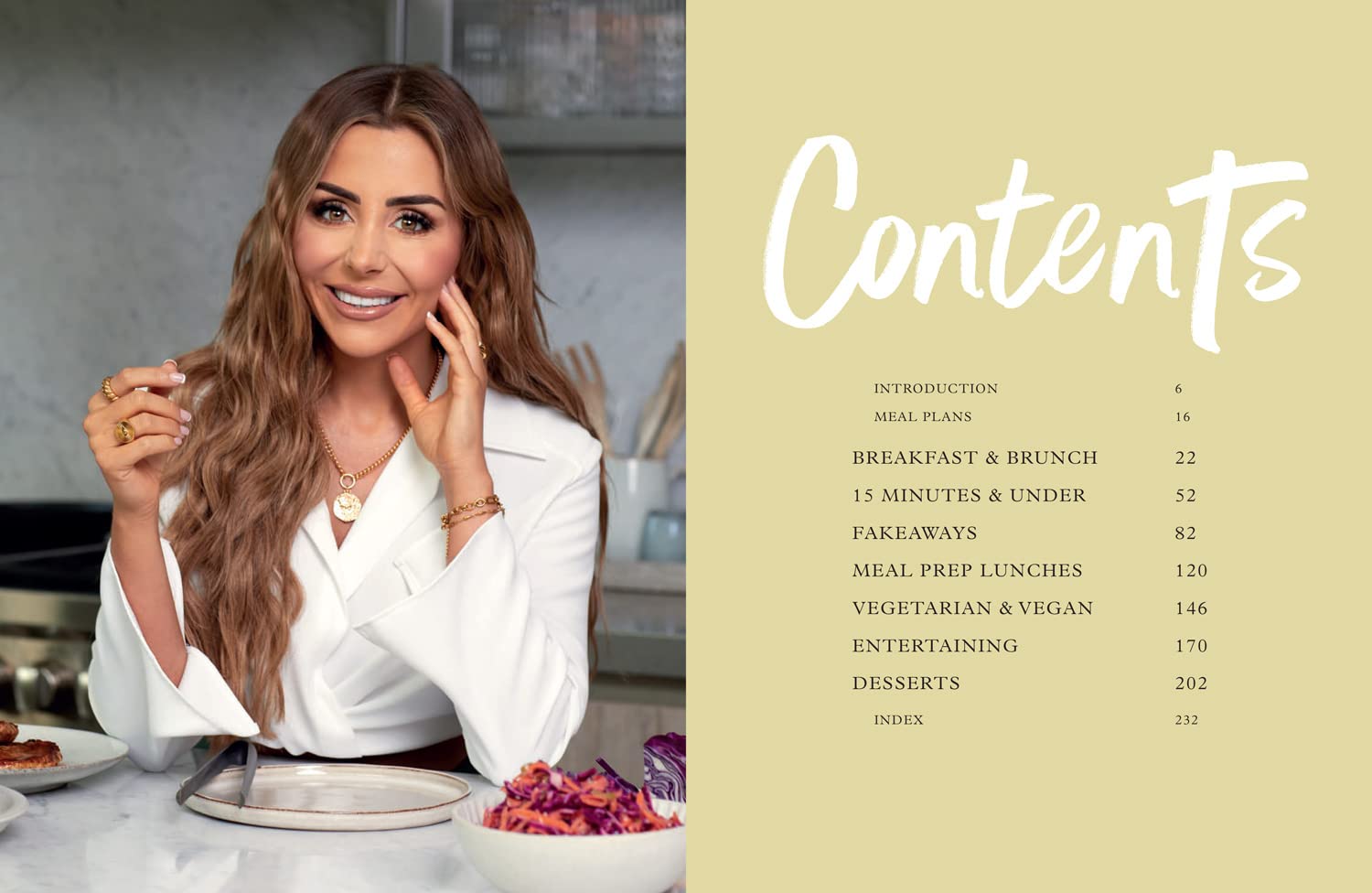 Happier, Healthier, Tastier! by Courtney Black - hardback cookbook back cover with recipe details
