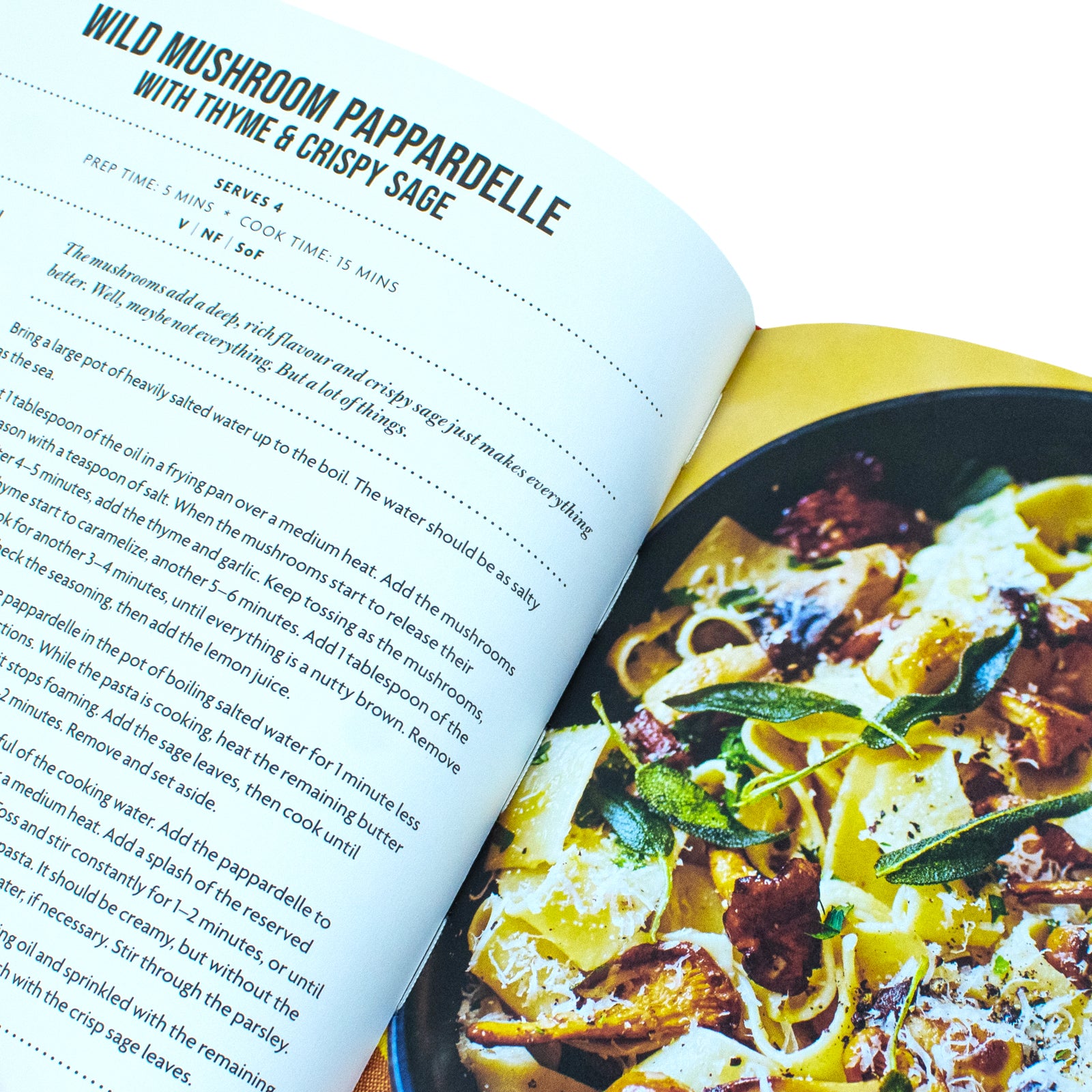 Happy Leons: Leon Happy Fast Food hardback cookbook - inside page featuring recipe photography