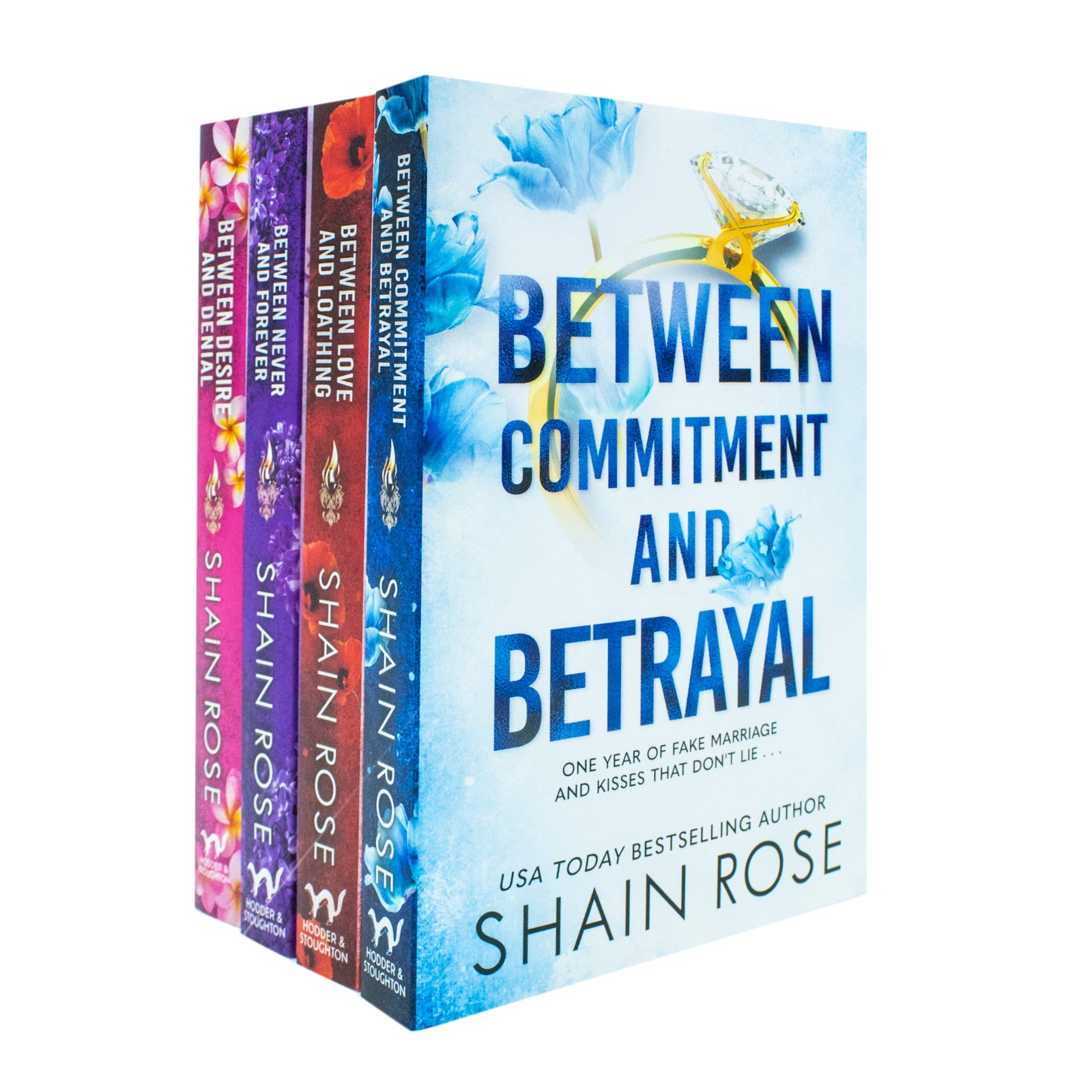 Hardy Billionaires Series by Shain Rose 4 Books Collection Set - Between Commitment and Betrayal, Between Love and Loathing - Paperback