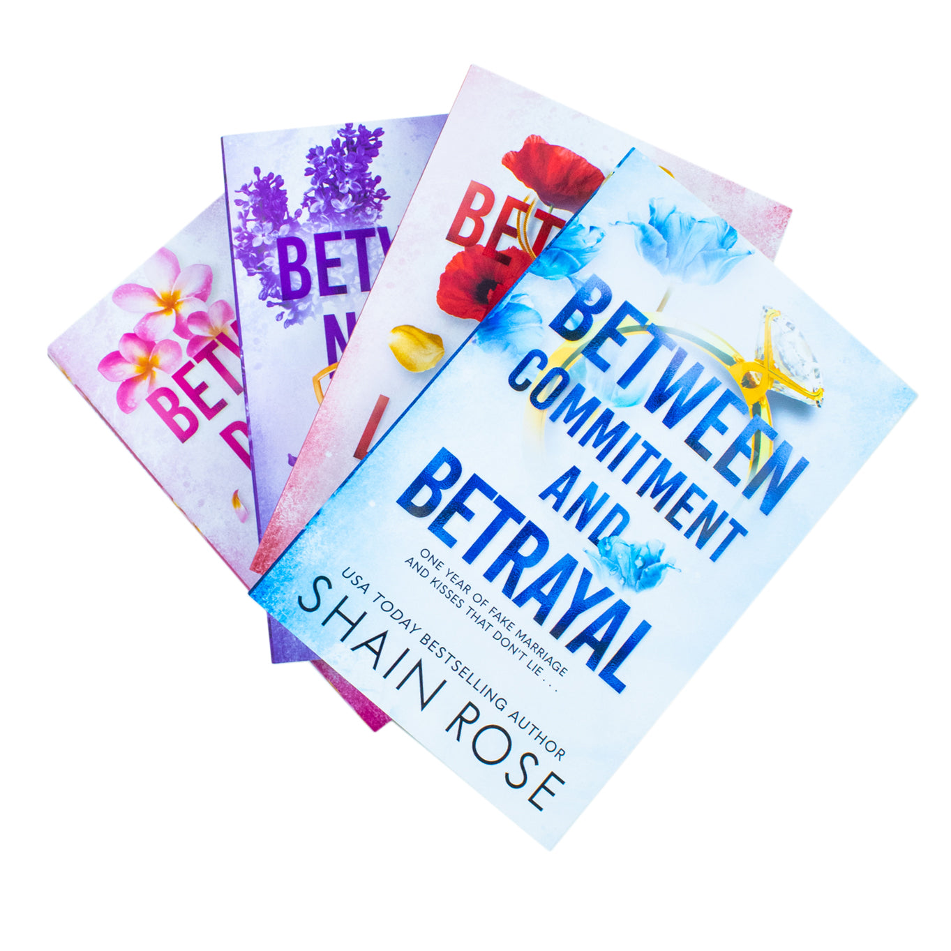 Hardy Billionaires Series by Shain Rose 4 Books Collection Set - Between Commitment and Betrayal, Between Love and Loathing - Paperback