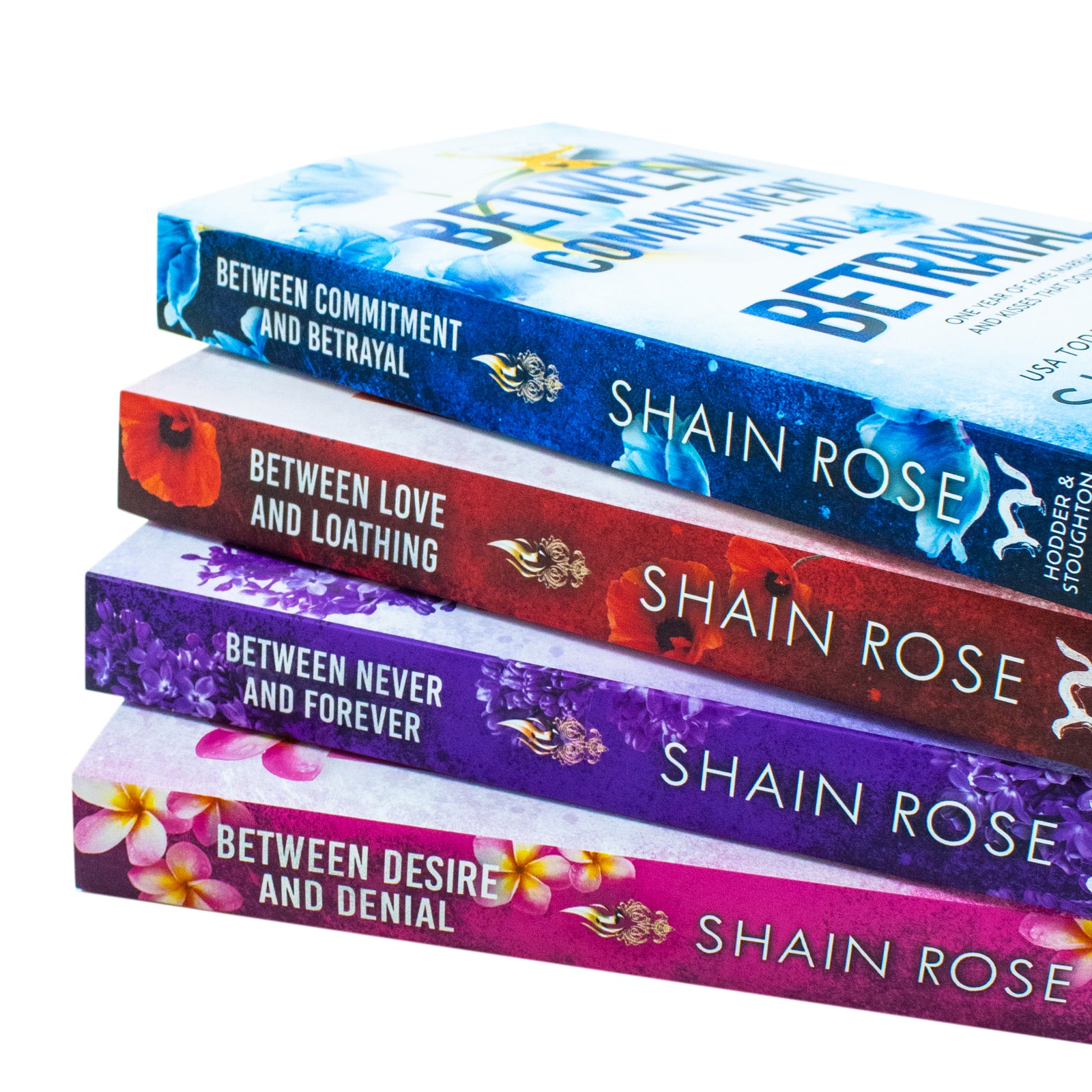 Hardy Billionaires Series by Shain Rose 4 Books Collection Set spines - Paperback Romance Box Set