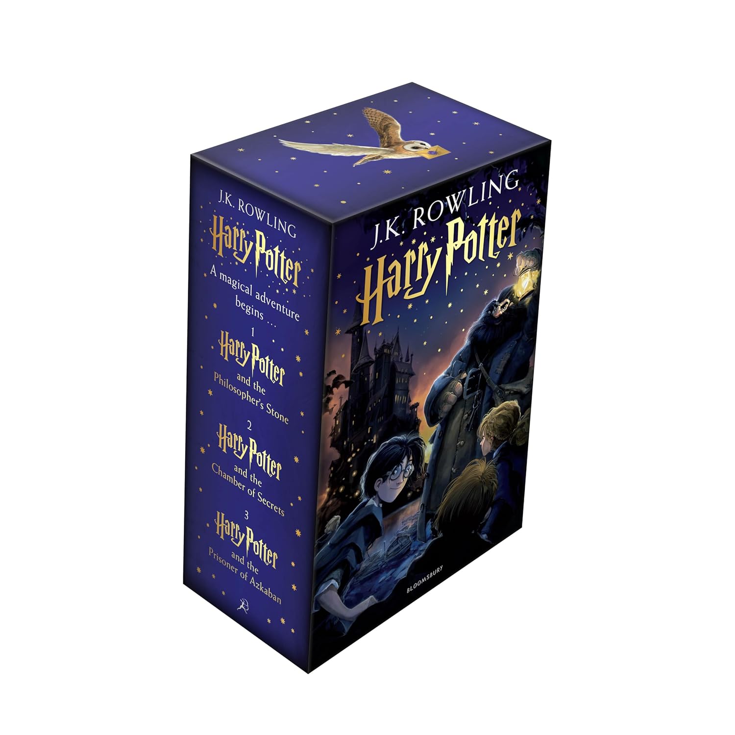 Harry Potter 1-3 Box Set A Magical Adventure Begins by J.K. Rowling - paperback children's fiction box set, ages 8+