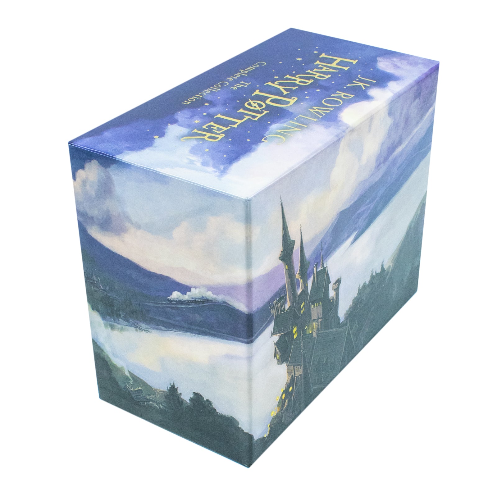 Harry Potter paperback box set - Philosopher's Stone and Chamber of Secrets covers by Jonny Duddle