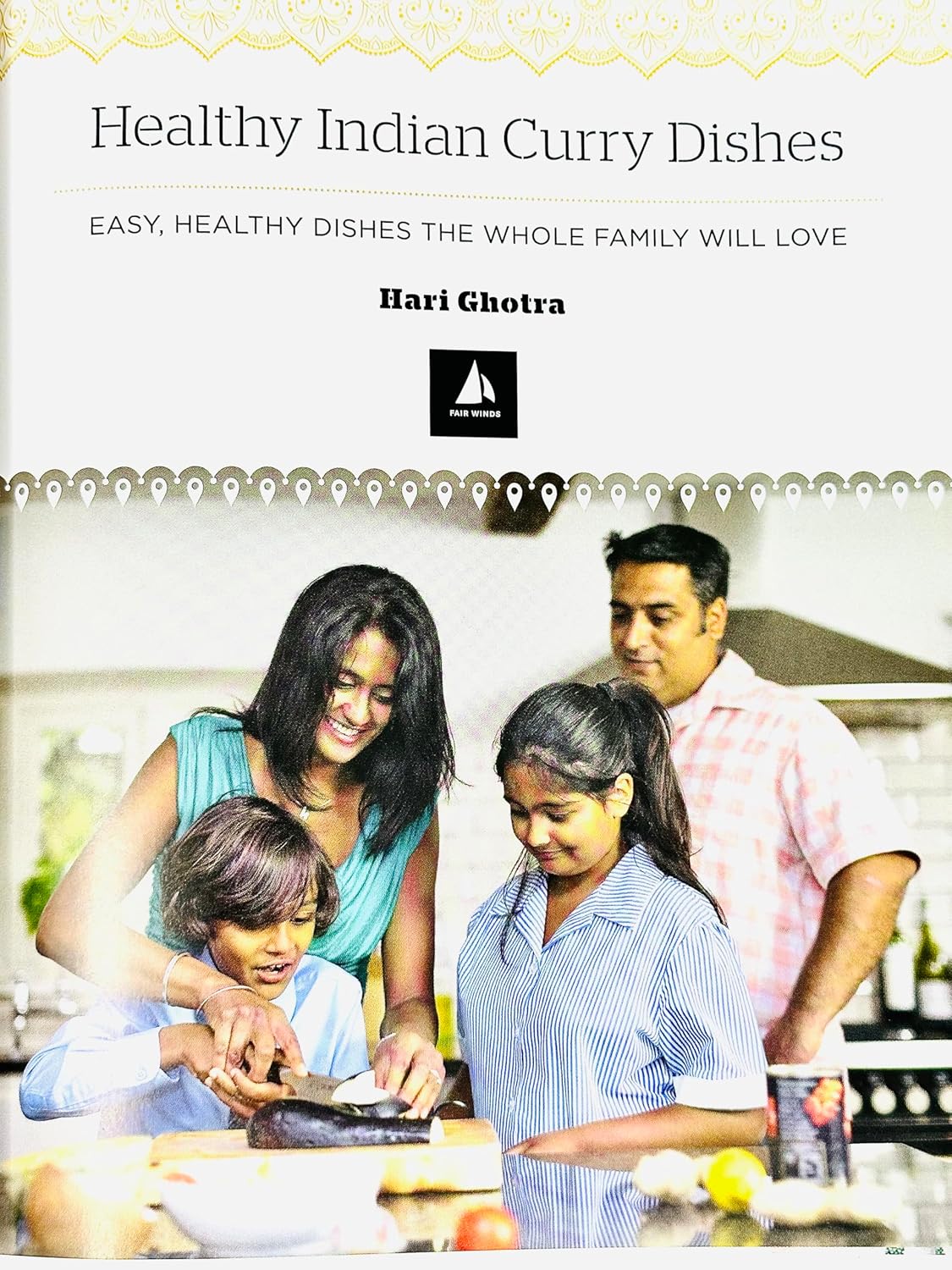 Healthy Indian Curry Dishes by Hari Ghotra - inside pages showing Indian curry recipes