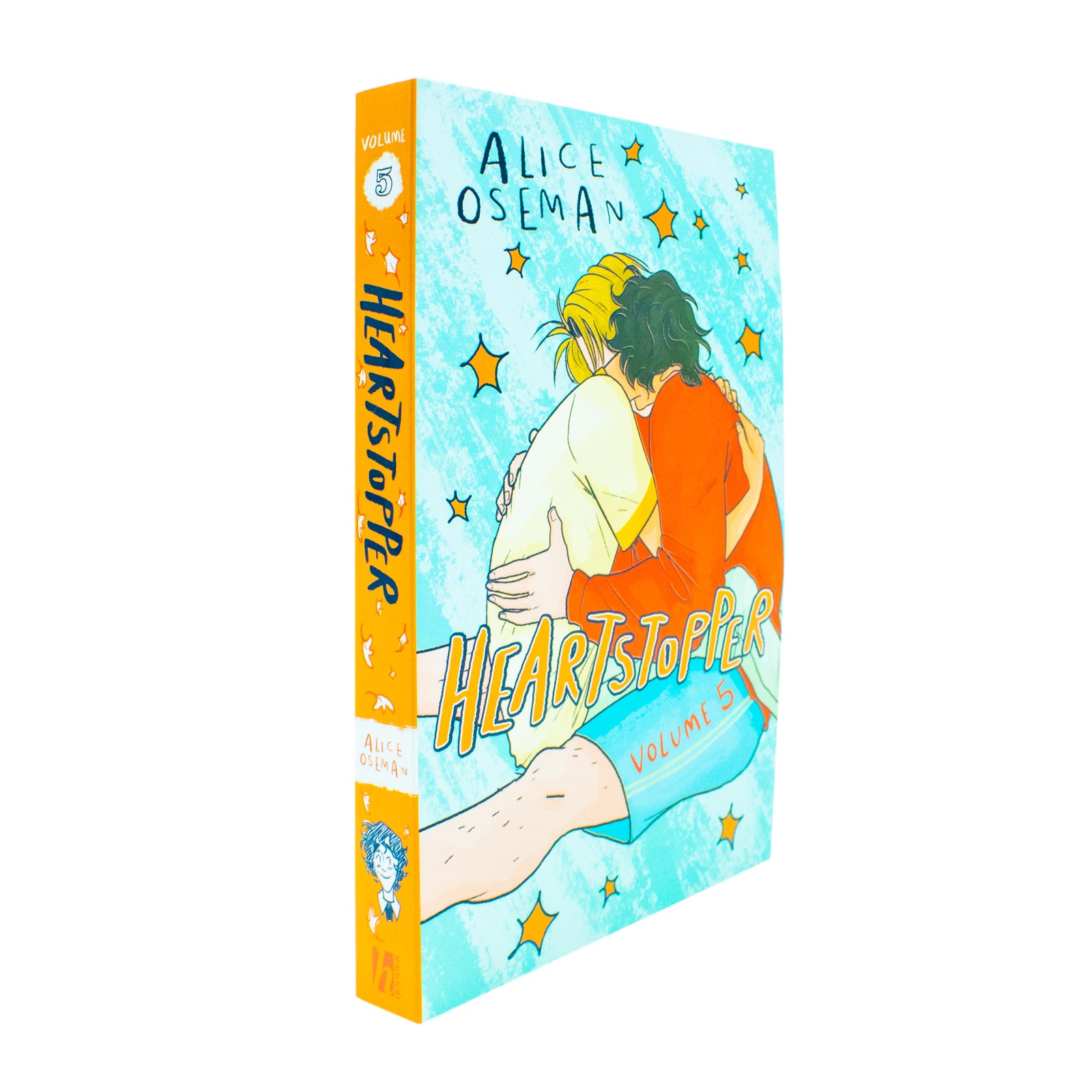 Heartstopper Volume 5 by Alice Oseman - paperback graphic novel, ages 13+, Netflix series tie-in