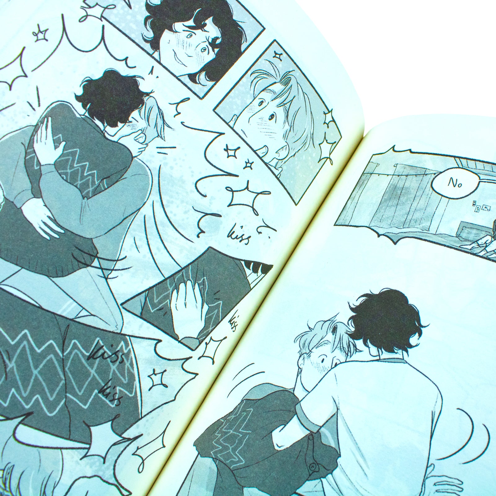 Heartstopper Volume 5 by Alice Oseman - illustrated interior artwork sample