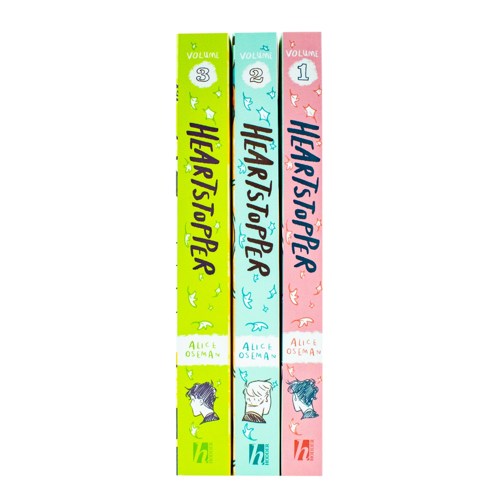 Heartstopper Collection Volumes 1-3 boxed paperback set by Alice Oseman - three-book YA graphic novel bundle