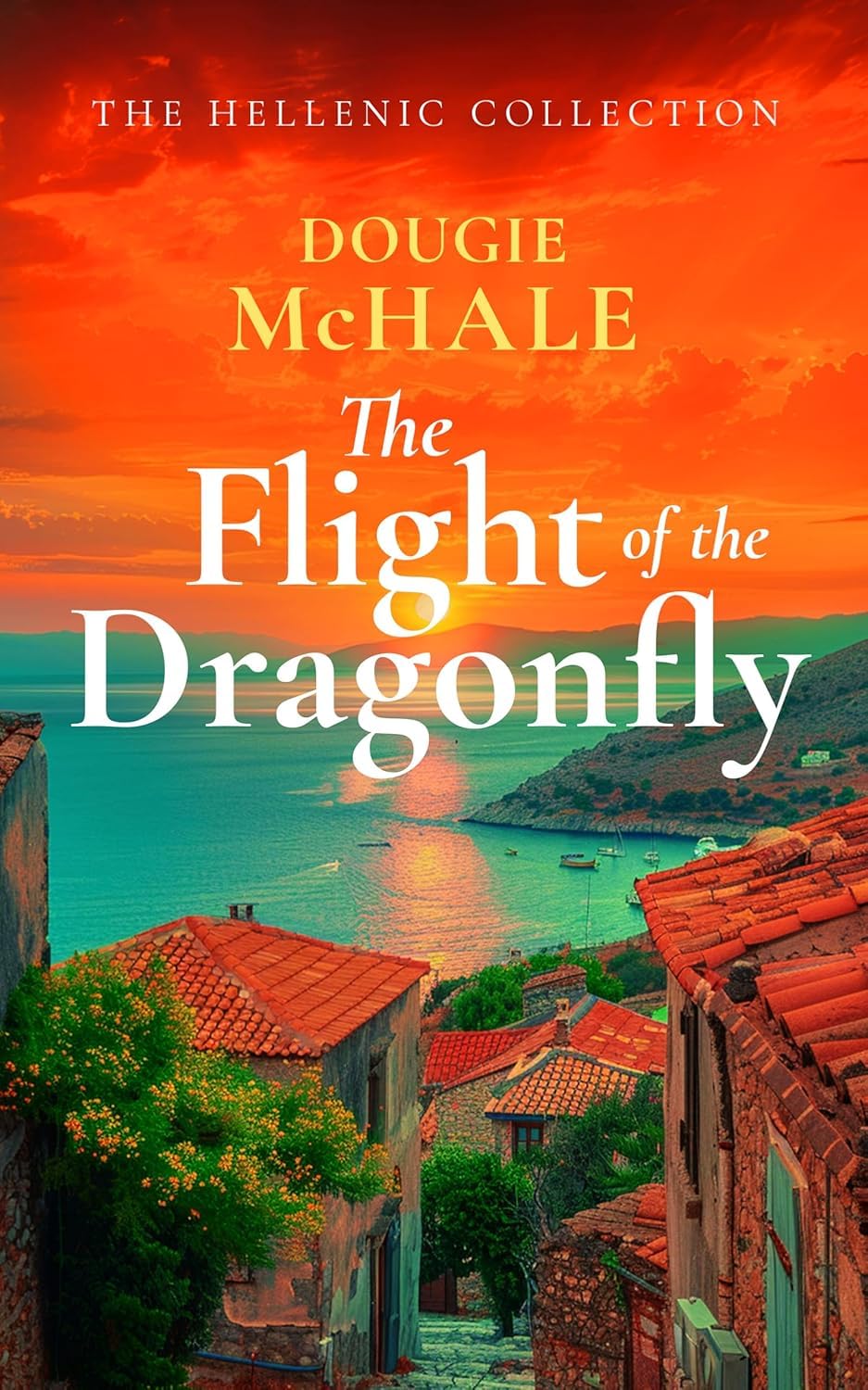 A Moth to the Flame by Dougie McHale - The Hellenic Collection - Paperback book cover (Book 5 of 9)