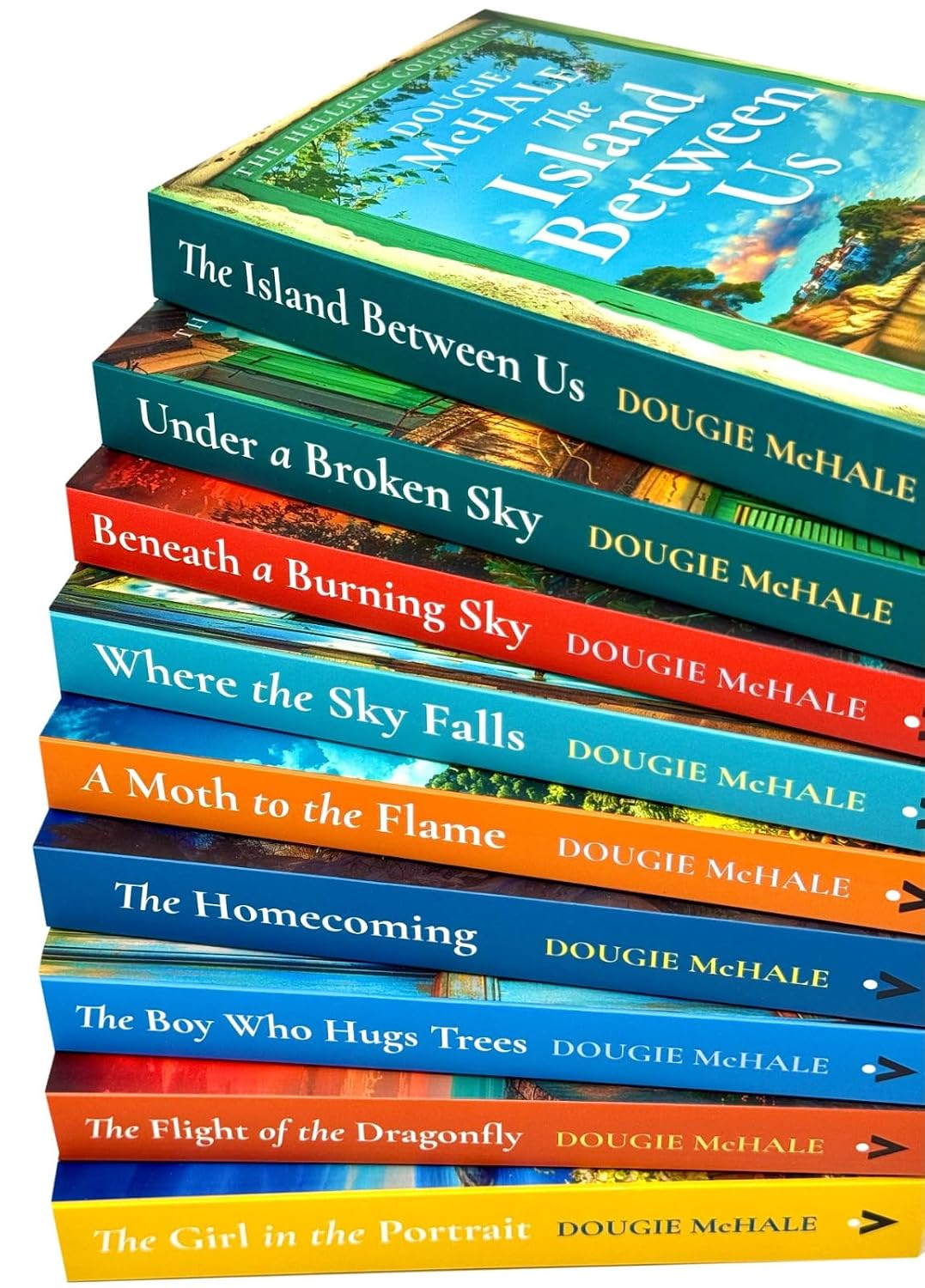 The Boy Who Hugs Trees by Dougie McHale - The Hellenic Collection - Paperback book cover (Book 3 of 9)