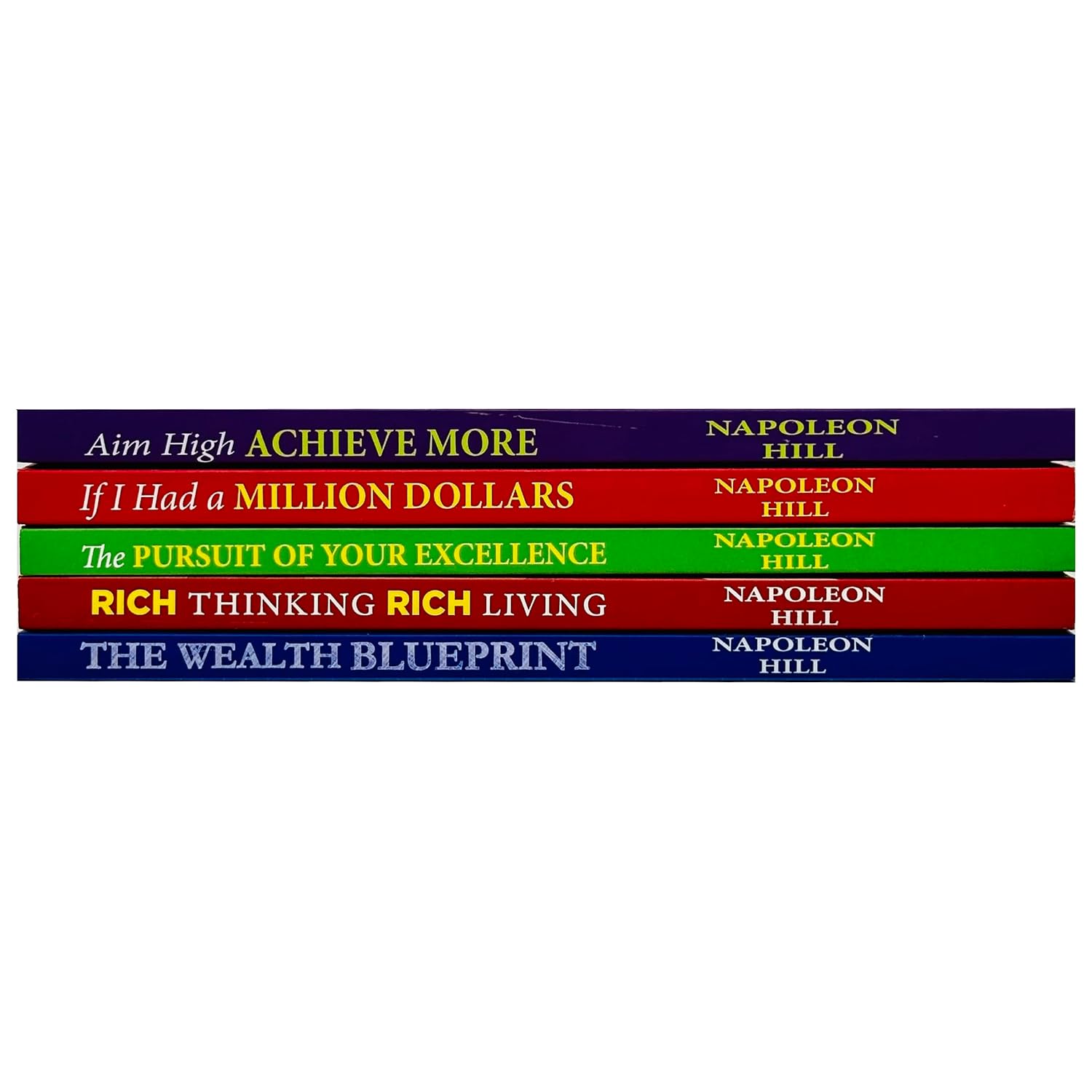 Full Hello Money Series 5 book collection by Napoleon Hill - new paperback self-help set