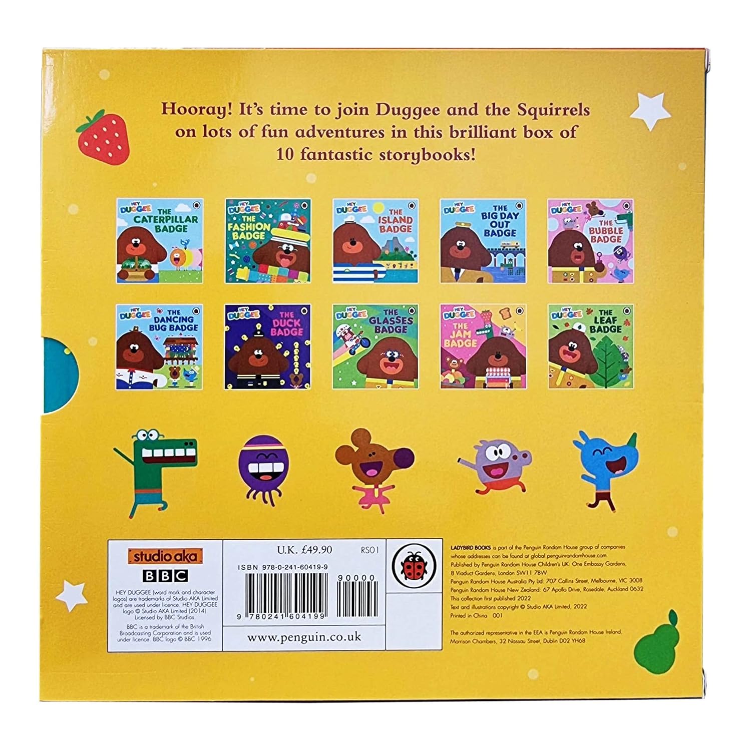Hey Duggee Brilliant 10 Books Collection Set - paperback badge stories including The Fashion Badge and The Duck Badge for ages 3-5