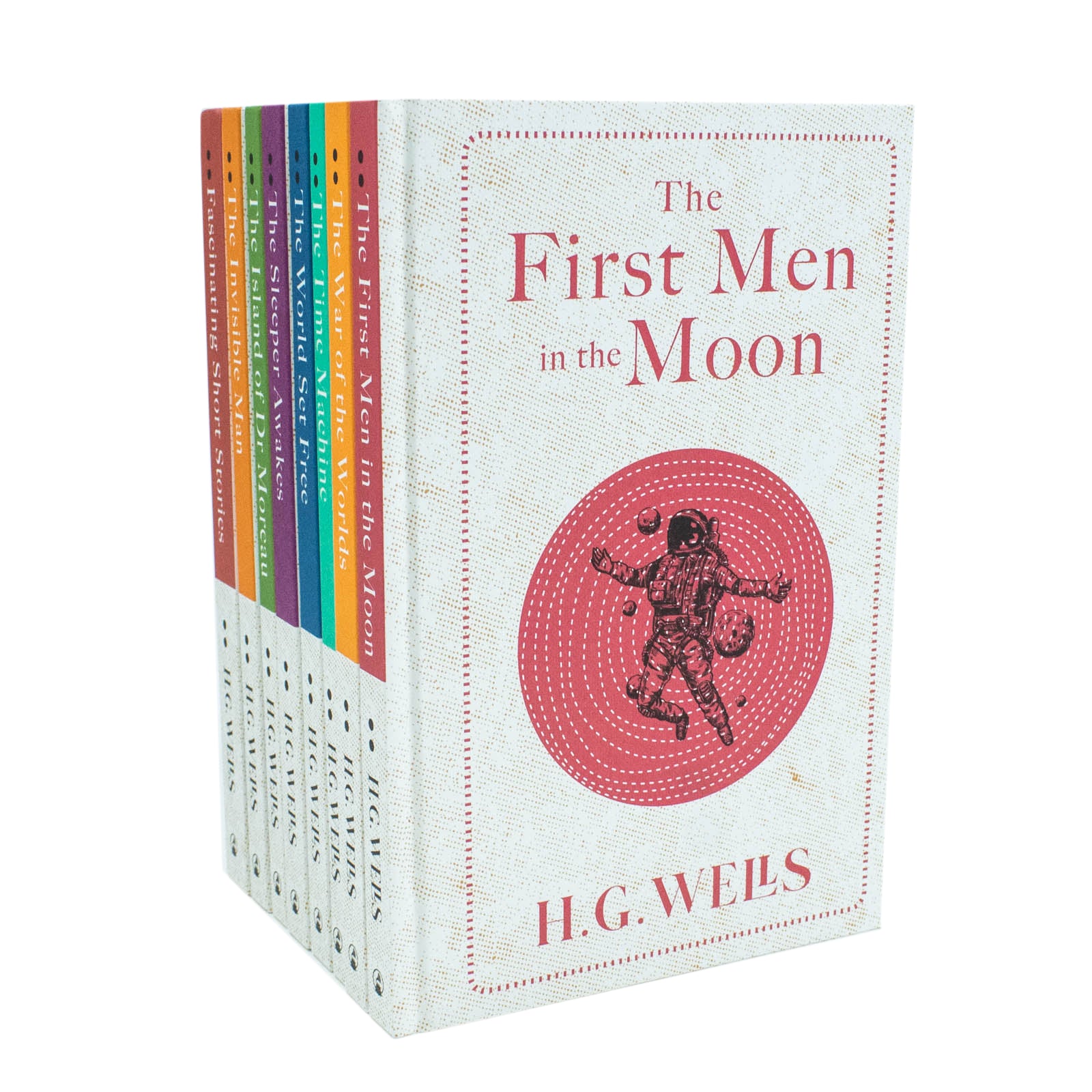 The Complete H. G. Wells 8 Book Collection Set - Hardcover Classic Science Fiction - War of the Worlds, The Time Machine, The Invisible Man and more