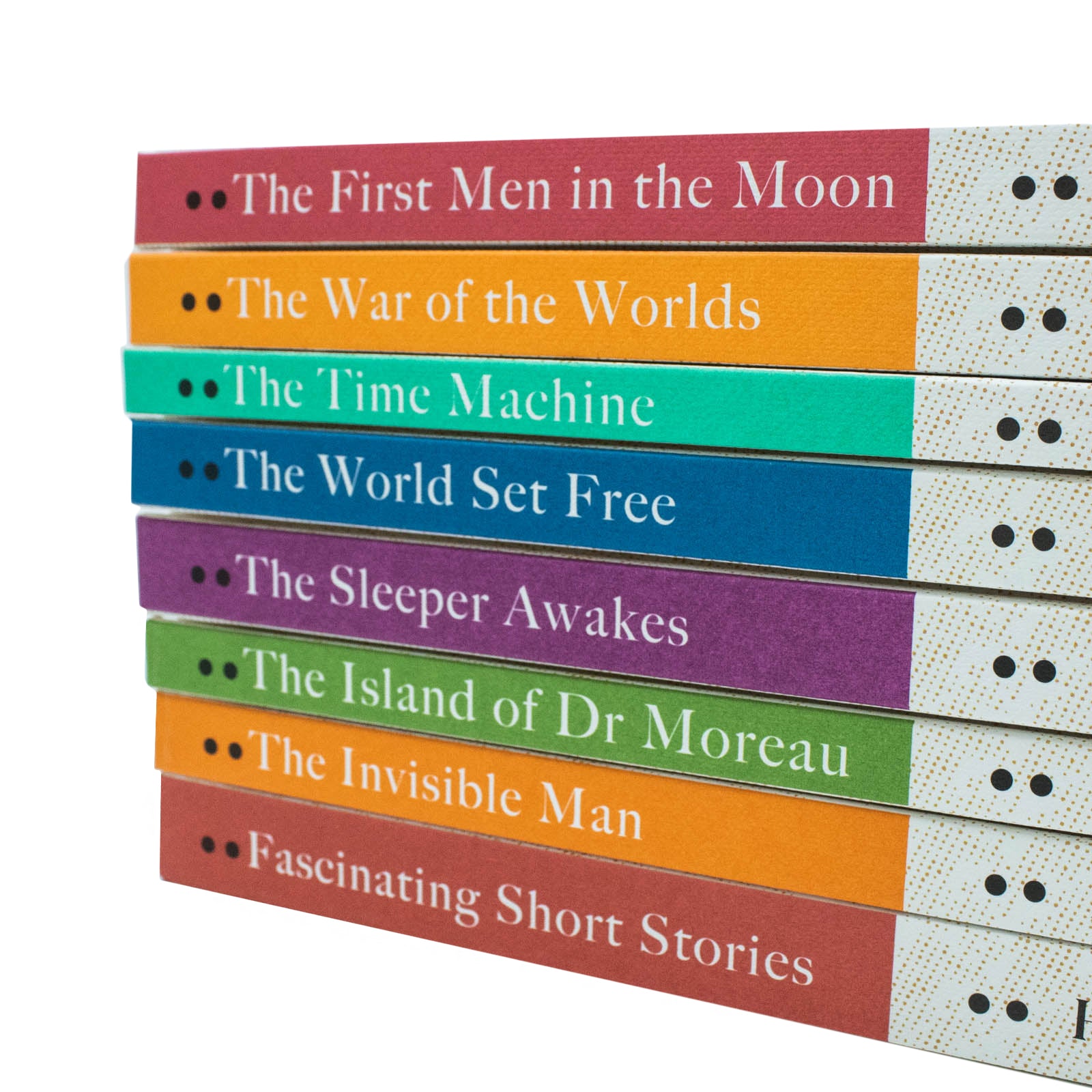 The Complete H. G. Wells 8 Book Collection Set - Hardcover Classic Science Fiction - War of the Worlds, The Time Machine, The Invisible Man and more