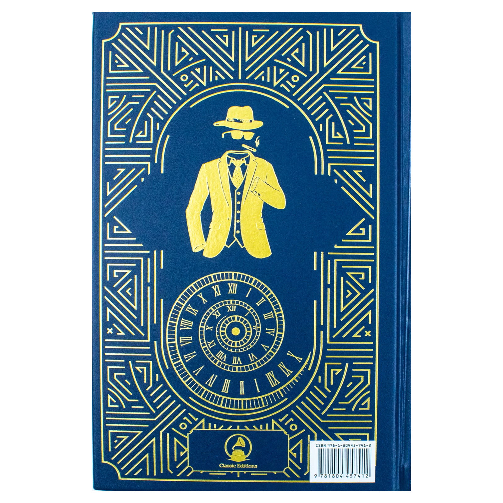 H.G. Wells classic science fiction leatherbound hardback collection cover detail